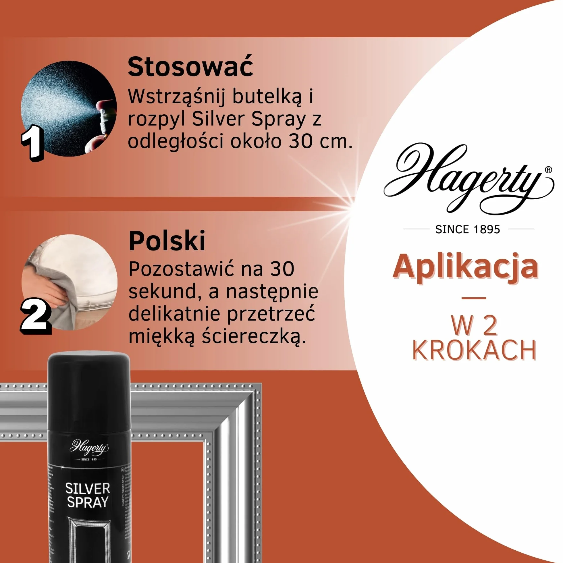 Hagerty Silver Spray Środek do czyszczenia srebra 200ml z ochroną przed nalotem