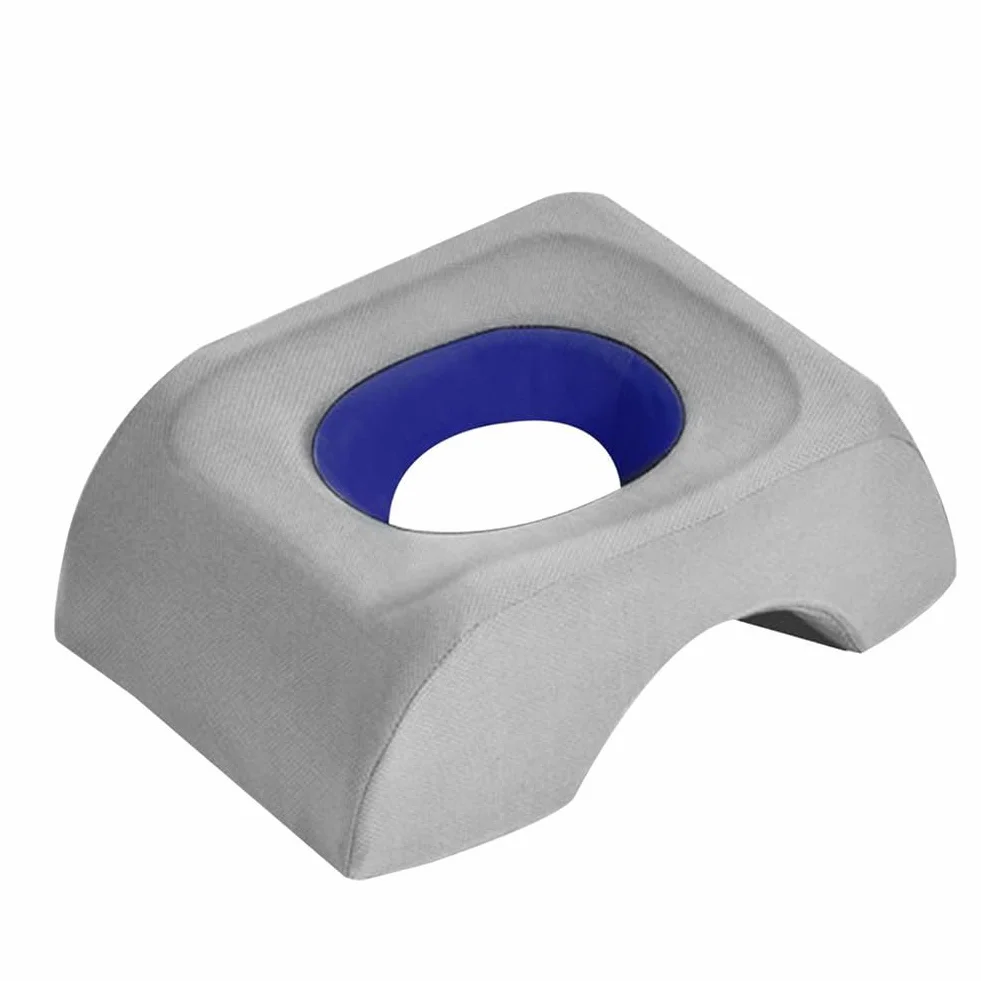 ISTOVO Poduszka do Masażu Twarzy z Pianki, Kwadratowa Poduszka do Masażu Twarzy w Dół, Wygodna Poduszka do Twarzy, Ergonomiczna, Umożliwiająca Łatwe Oddychanie
