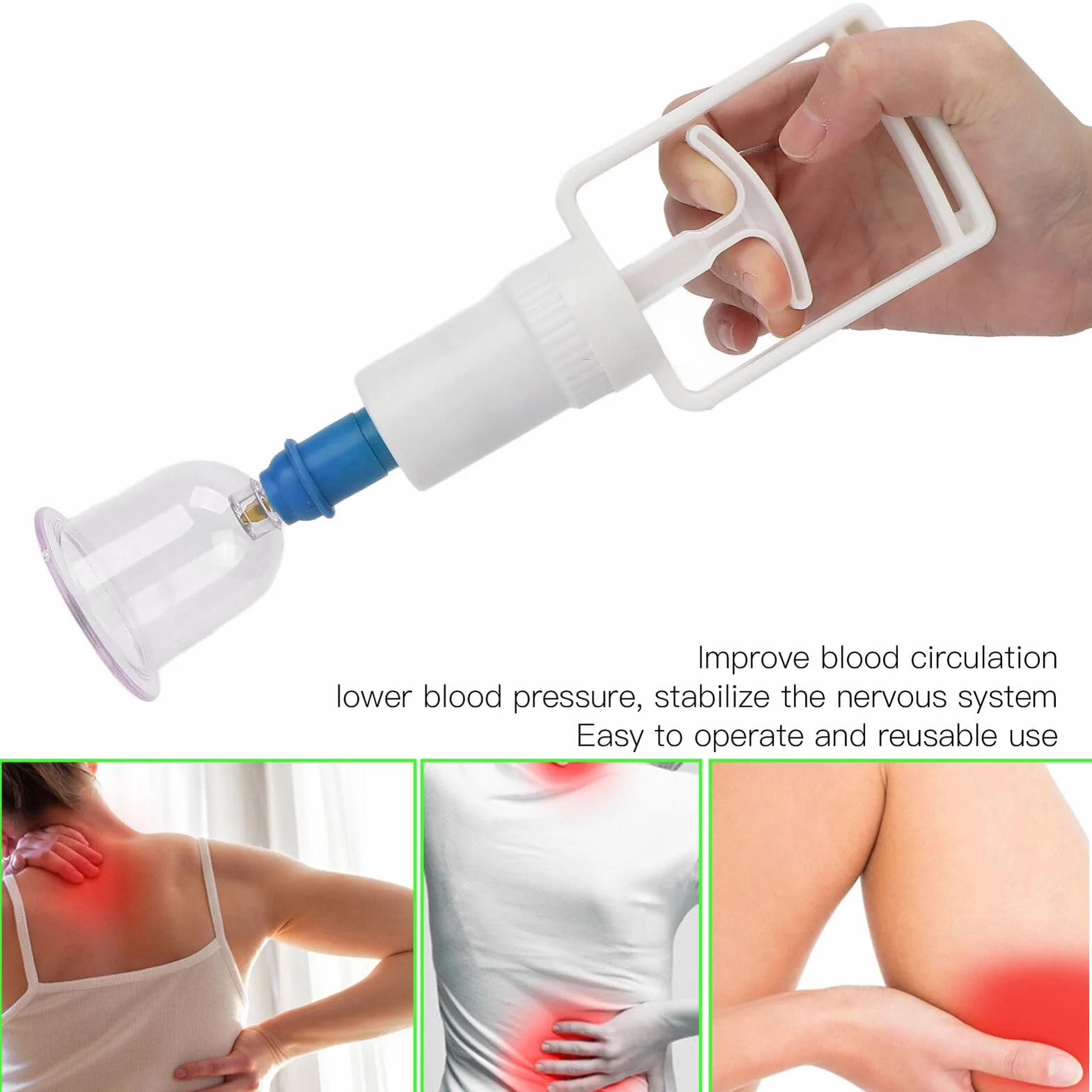 Zestaw bańek Cupping Therapy: 12 sztuk bańek z pompą próżniową, bańki z uchwytem pompki i rurką przedłużającą, zestaw bańek do terapii całego ciała