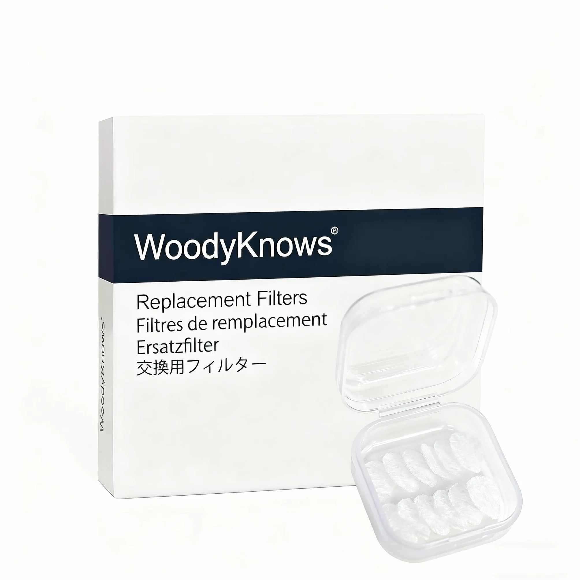 Filtry zamienne filtrów nosowych WoodyKnows Nasclear (Filtr zamienny 60 par, M)