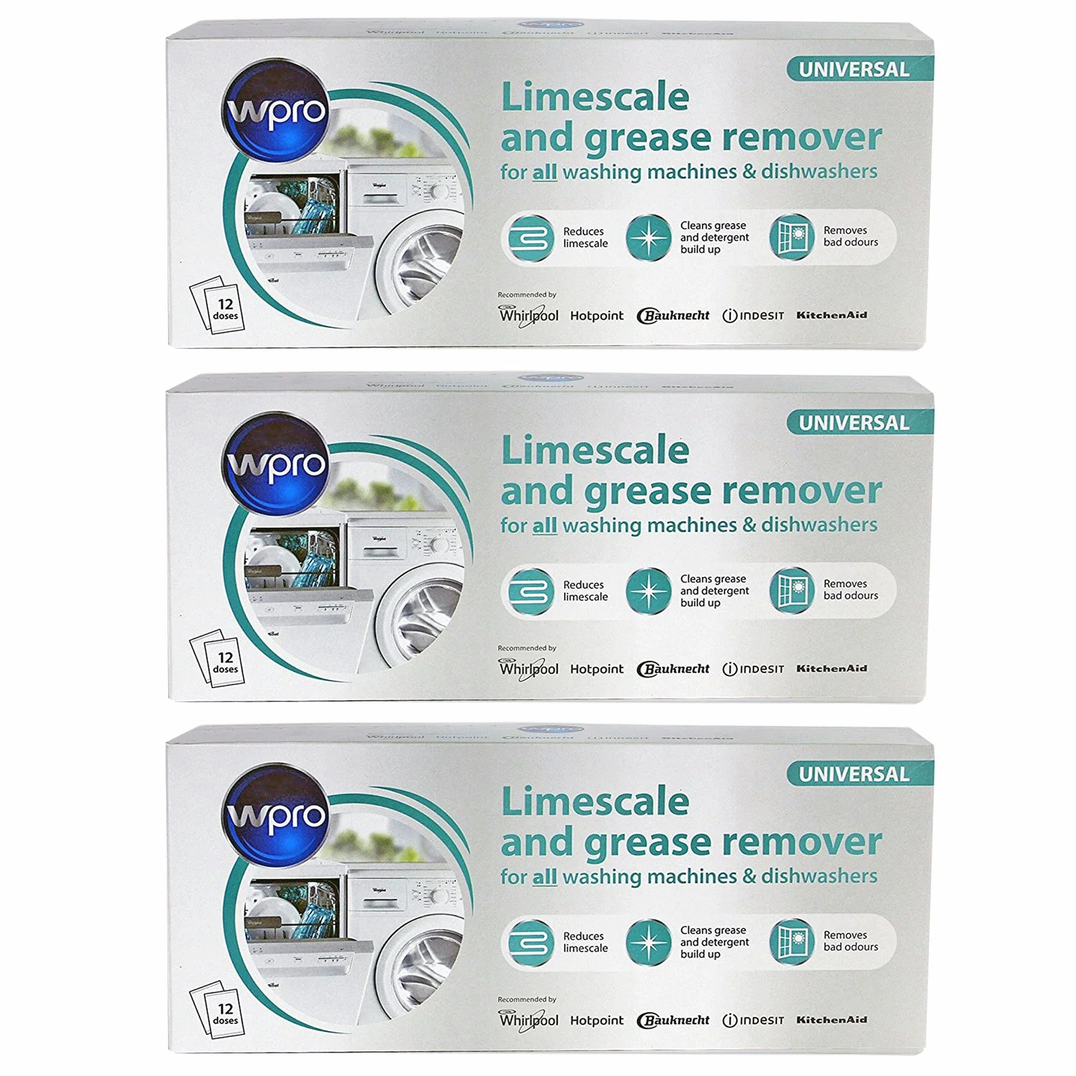 Hotpoint pralka 3w1 odkamieniacz i środek do usuwania detergentów 36 x 50 g saszetki (3 szt.)