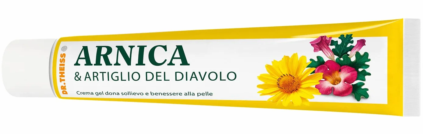 Dr Theiss Arnica Cream i diabelski pazur 50 ml - żelowa maść zapewniająca ulgę i dobre samopoczucie mięśni stawów, przed i po sporcie i treningu, zarówno kobiety, jak i mężczyźni