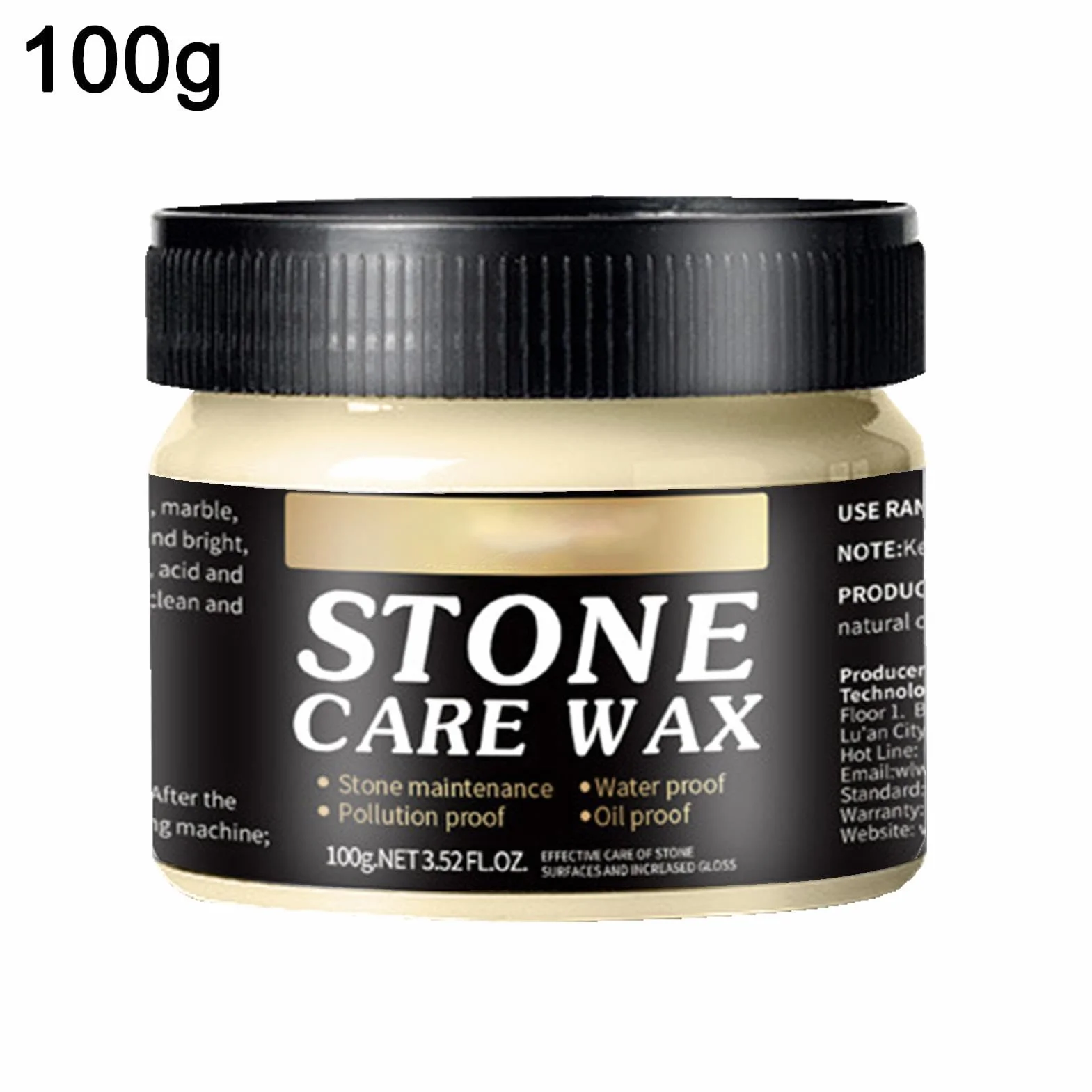 Wosk do polerowania granitu, Stone Care Wax, politura do kamienia, kamie? naturalny, politura do kamienia, ?ysk, wosk polerski, kamie? do mebli marmurowych, p?ytek ceramicznych, pod?óg kamiennych