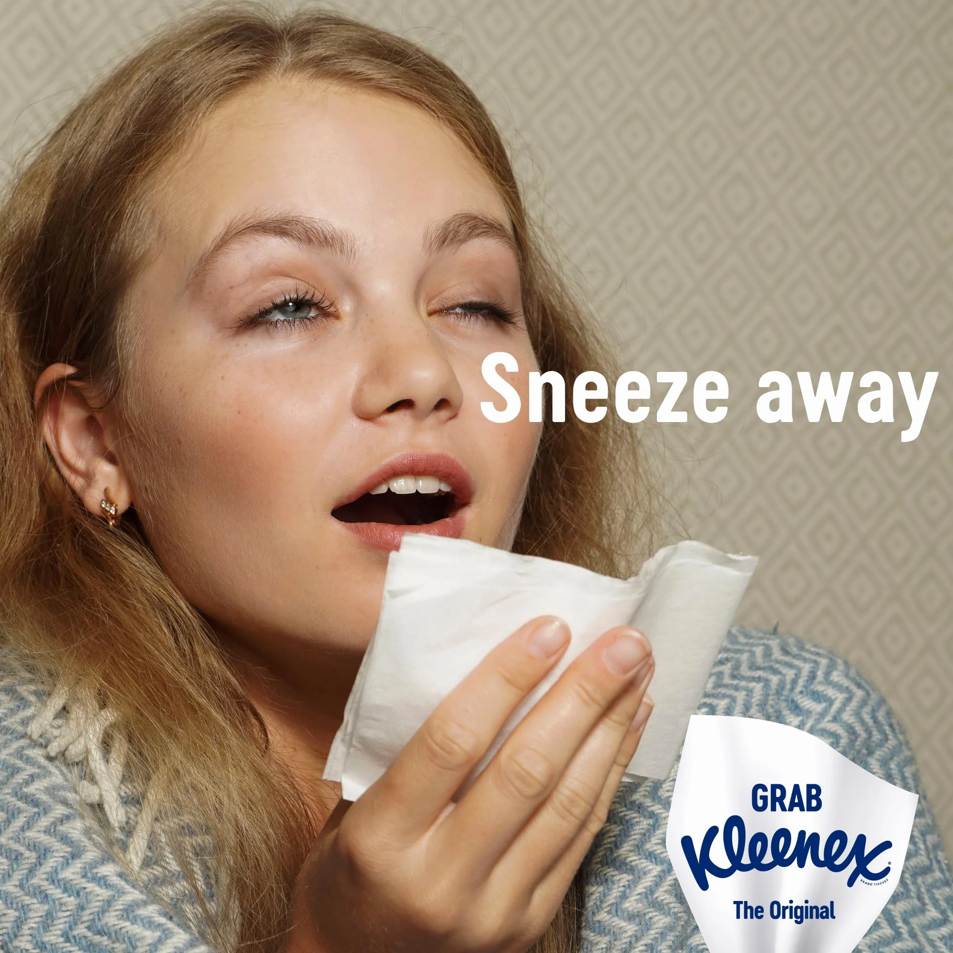 Kleenex Oryginalne chusteczki do twarzy - opakowanie 12 pudełek na chusteczki - miękkie chusteczki do codziennego użytku - delikatne dla skóry Twojej rodziny z odrobiną bawełny