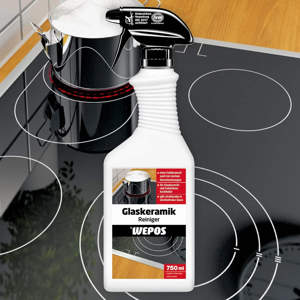 Wepos Środek czyszczący do szkła ceramicznego 750 ml