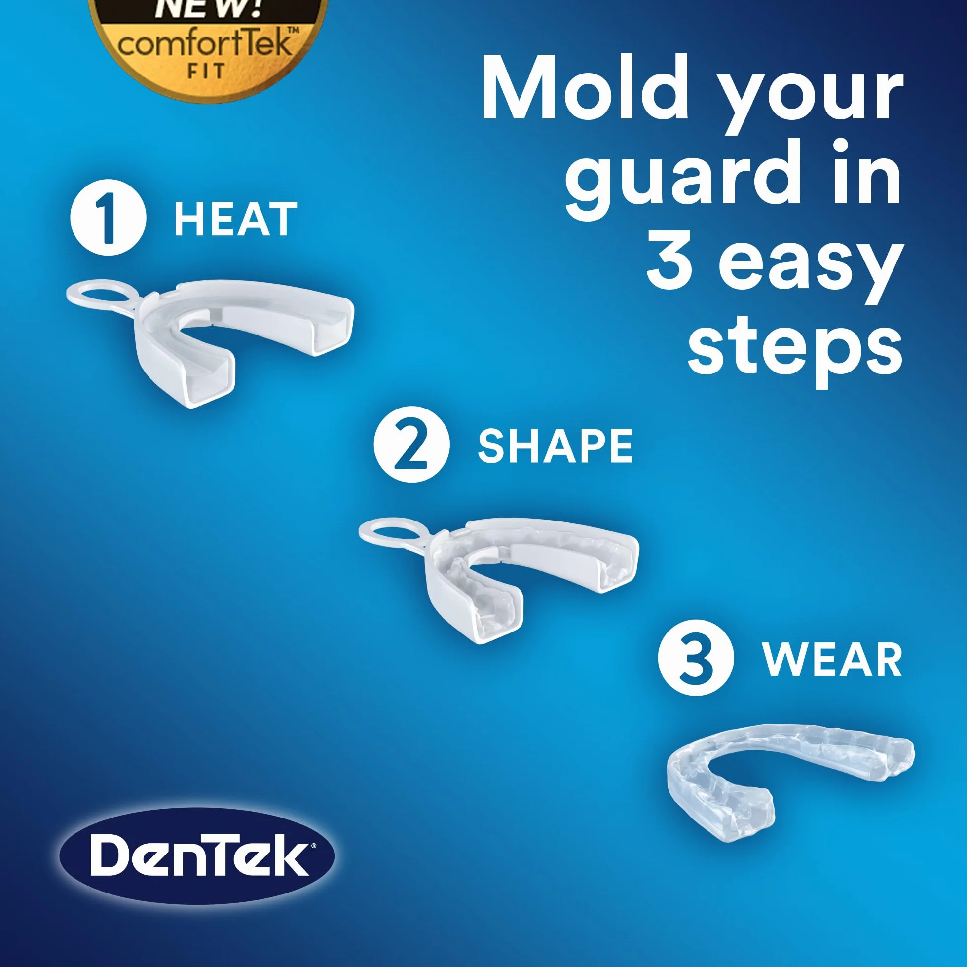 DenTek Professional-Fit Maksymalna ochrona Dental Guard Ochrona przed nocnym szlifowaniem zębów