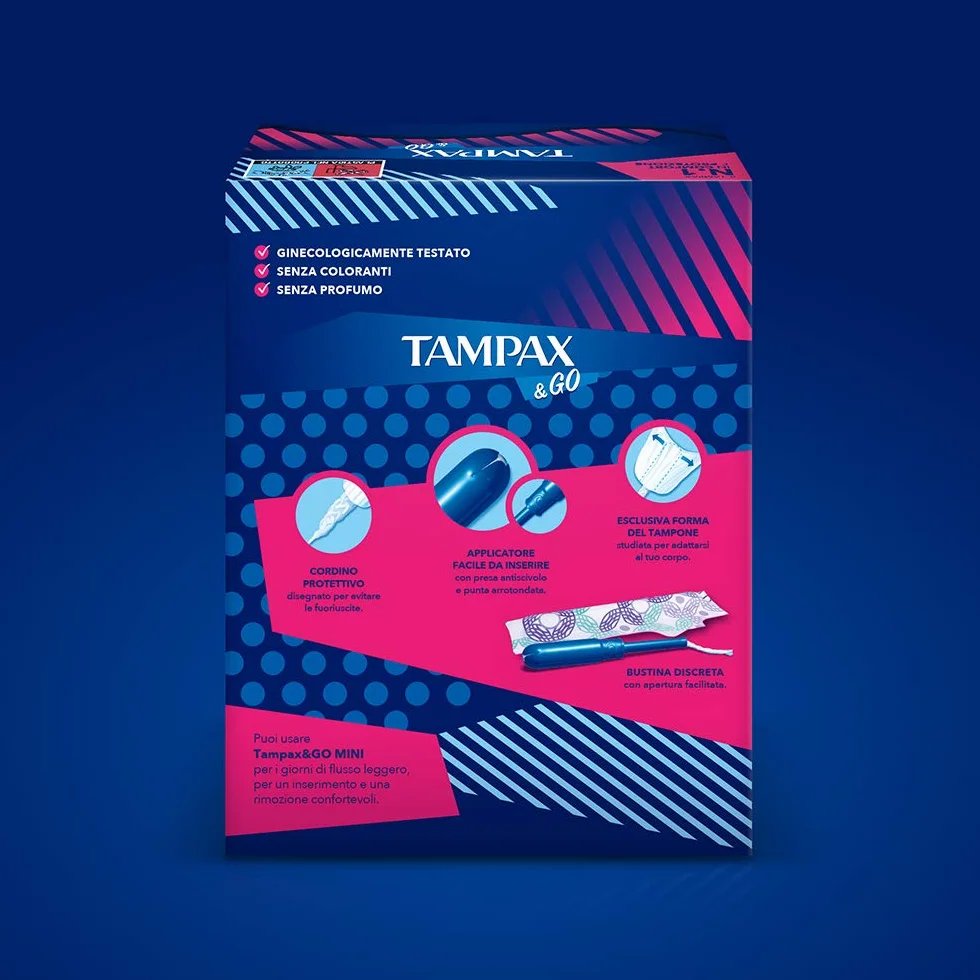 TAMPAX GO MINI Lines 18 szt.