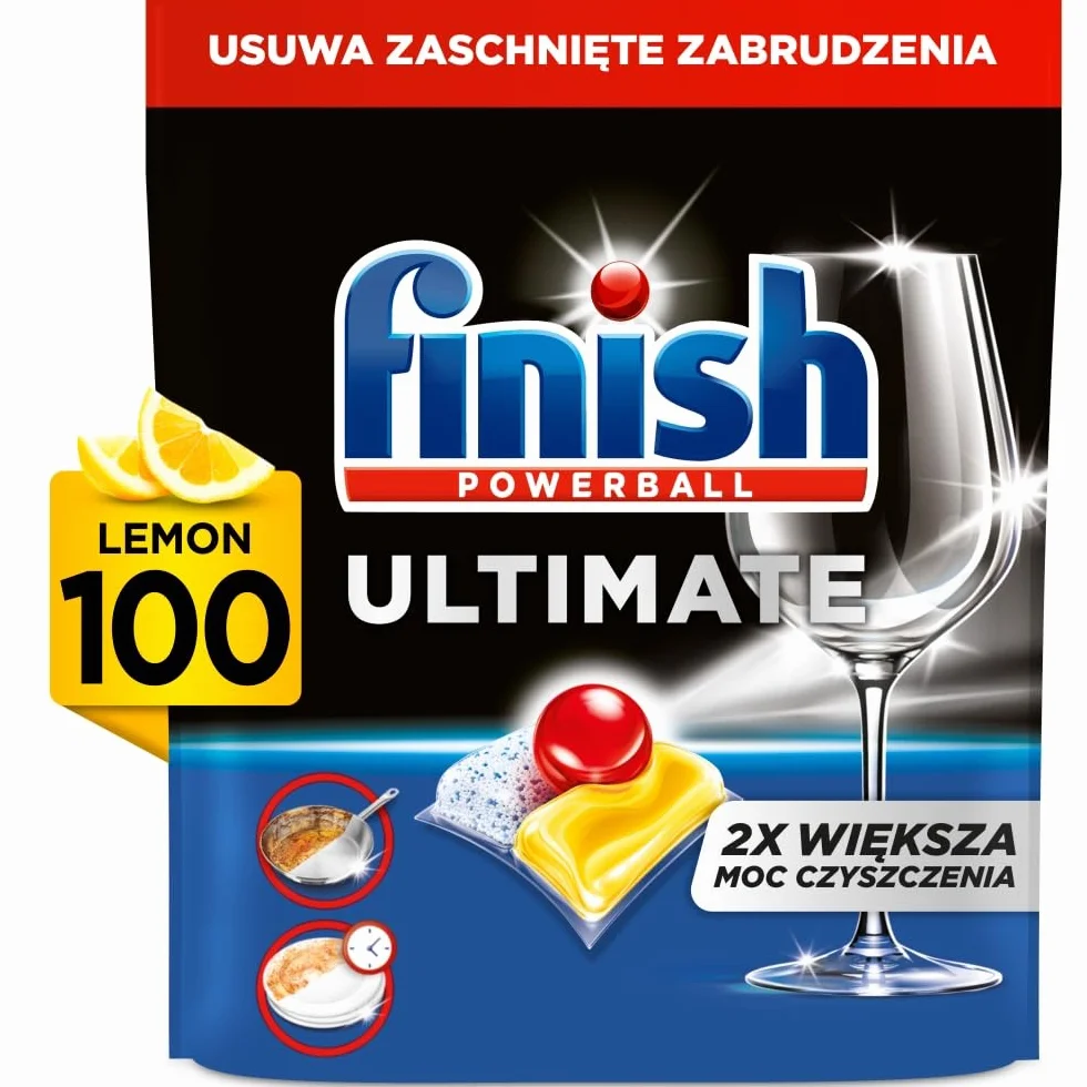 Kapsułki do zmywarki FINISH Ultimate All in 1 Lemon 100 szt