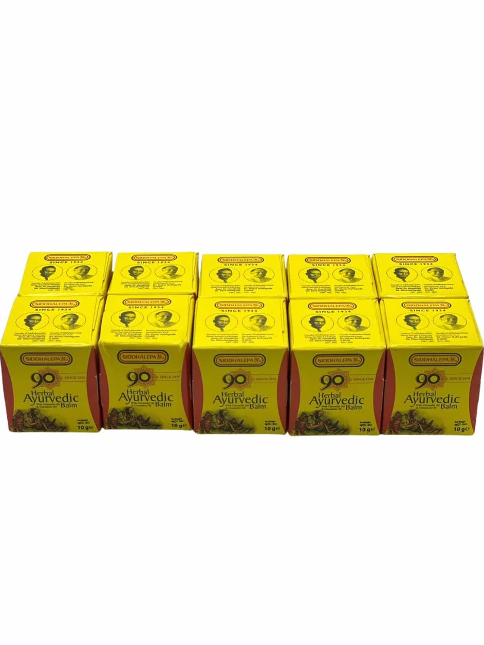 Siddhalepa Ayurvedic ziołowy balsam 10 g x 10 szt.