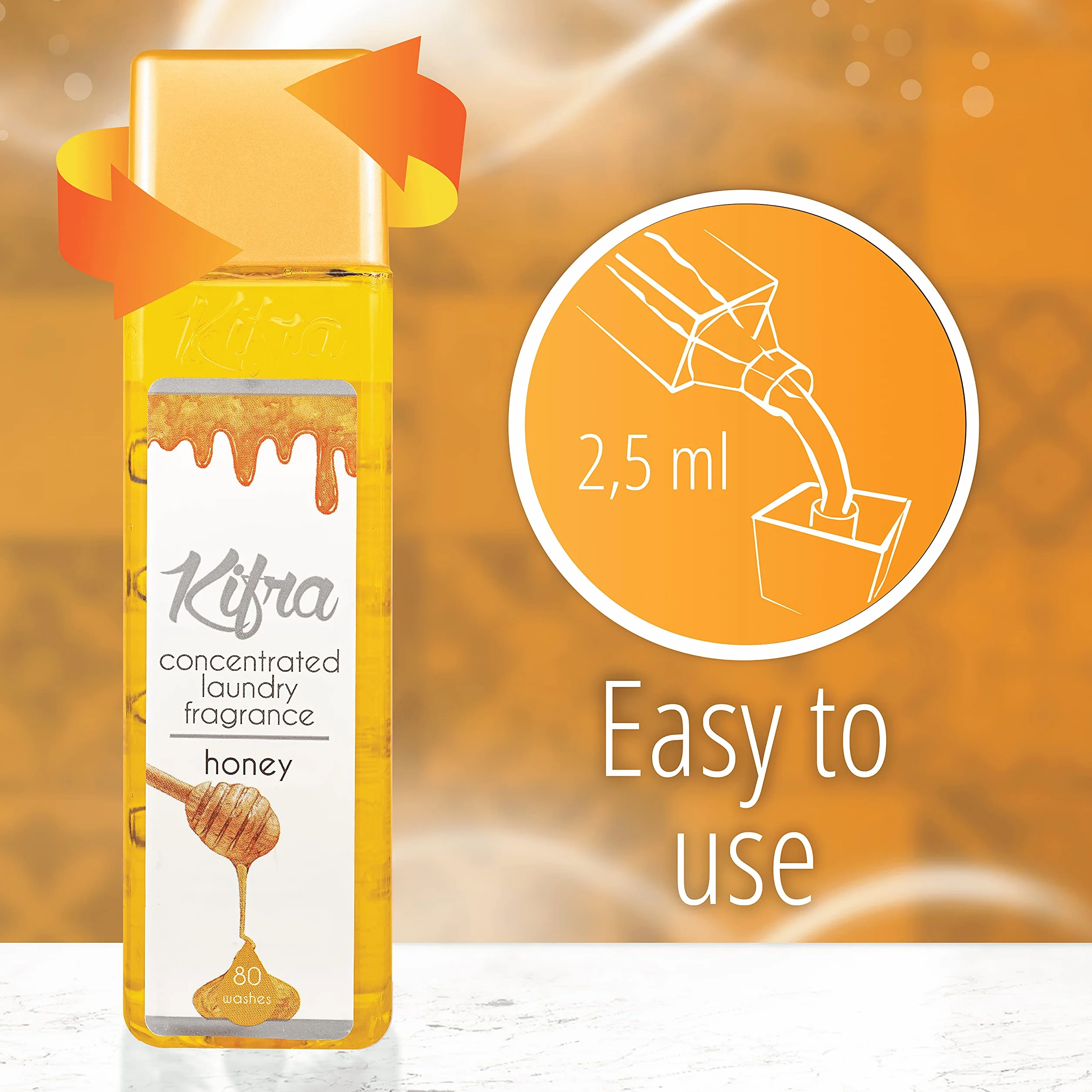 KIFRA Honey Skoncentrowany zapach do prania 200ml 80 cykli