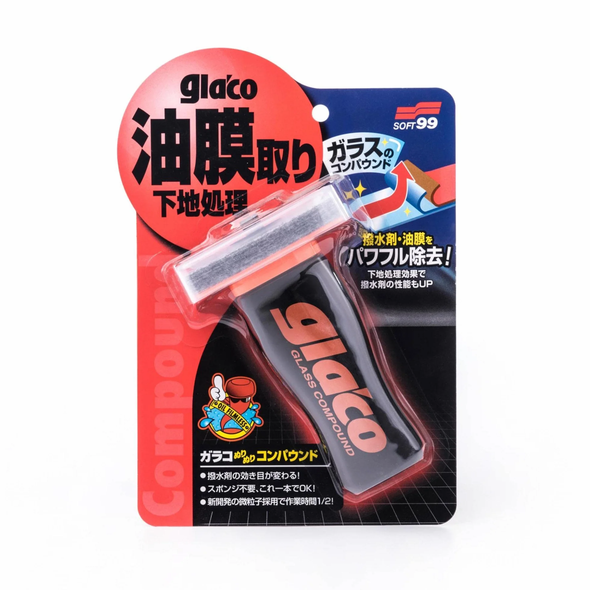 SOFT99 Glaco Glass Compound Roll On 10308