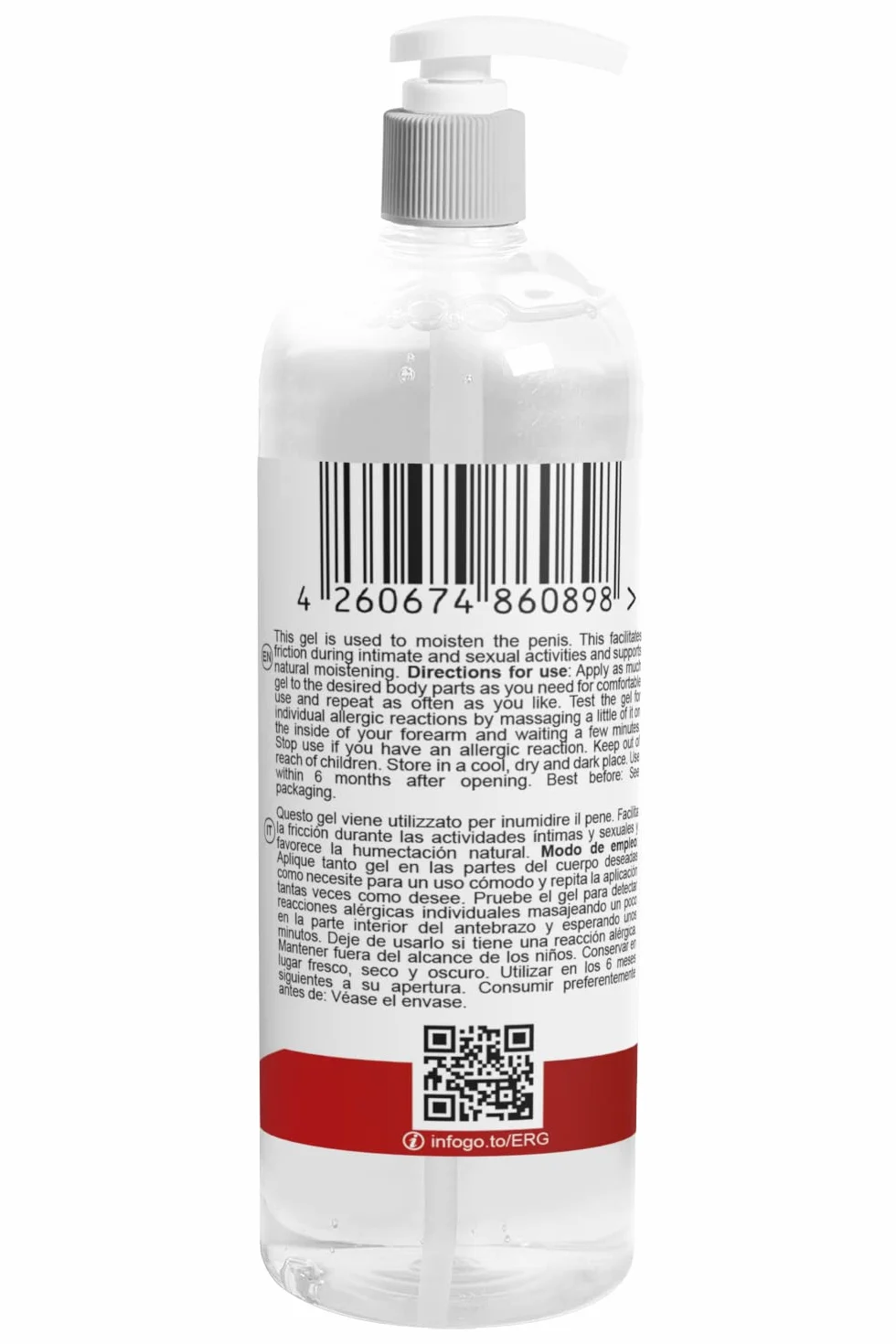 Erogen X: żel na skórę | strefy erogenne - 200 ml