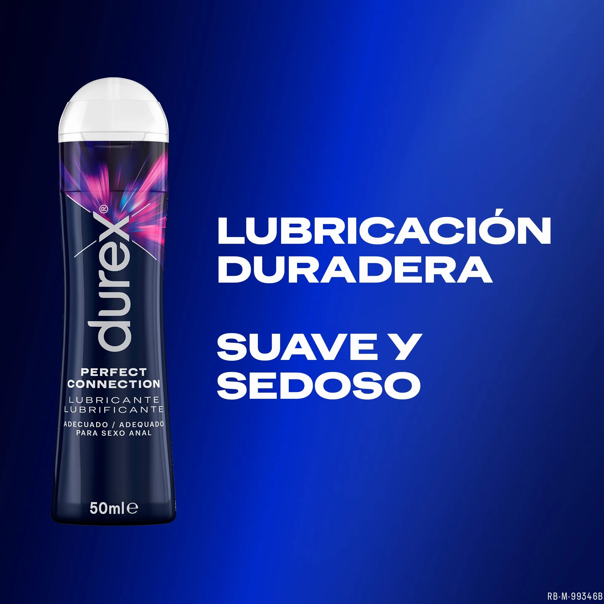 Durex, Perfect Connection Silikonowy smar bazowy, trwałe smarowanie, nadaje się również do seksu , 50 ml