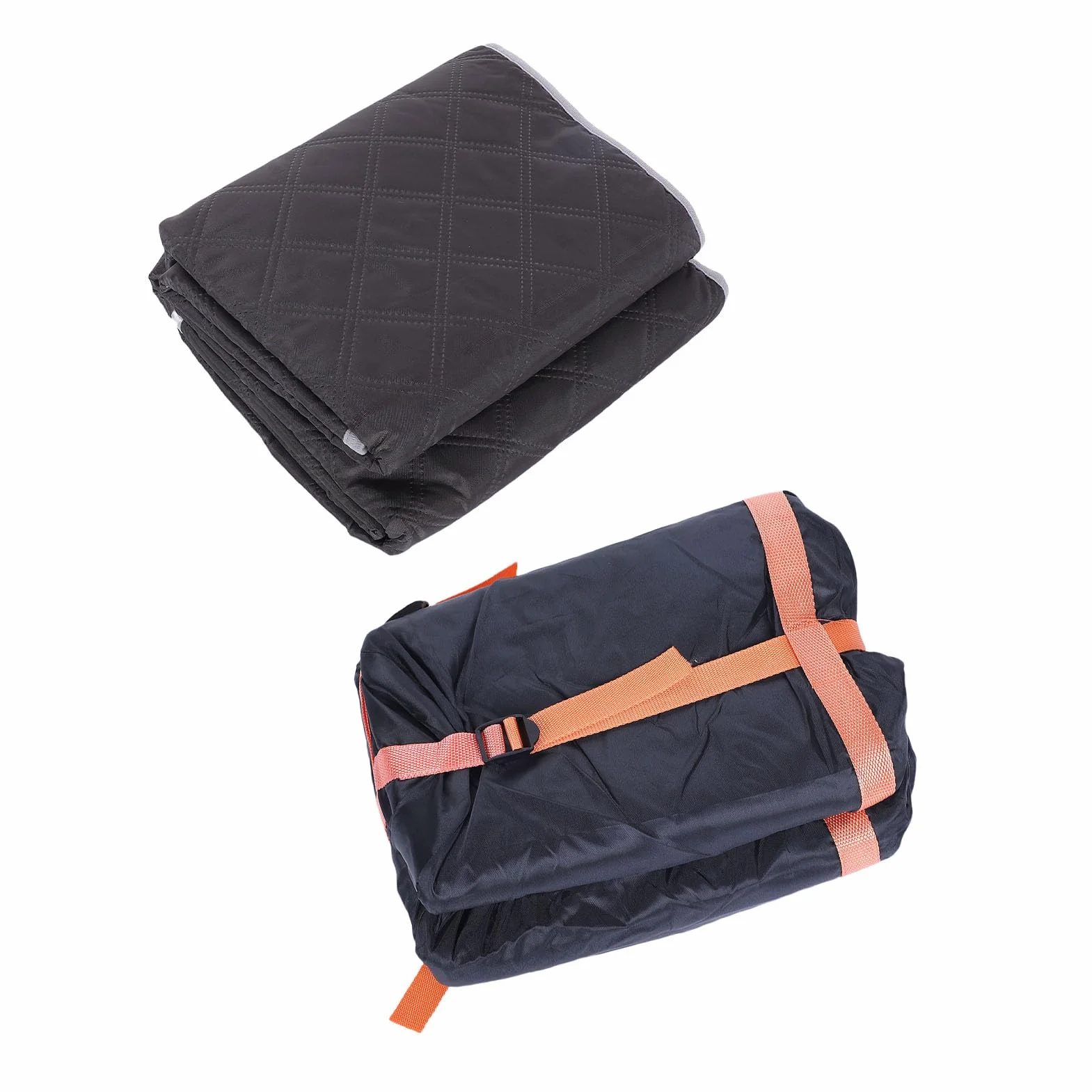 Zunate Podgrzewana Karimata Przytulna 3-poziomowa Podkładka Grzewcza USB do Pieszych Wędrówek Podróżowanie 70,87 X 23,62 Cala Khaki
