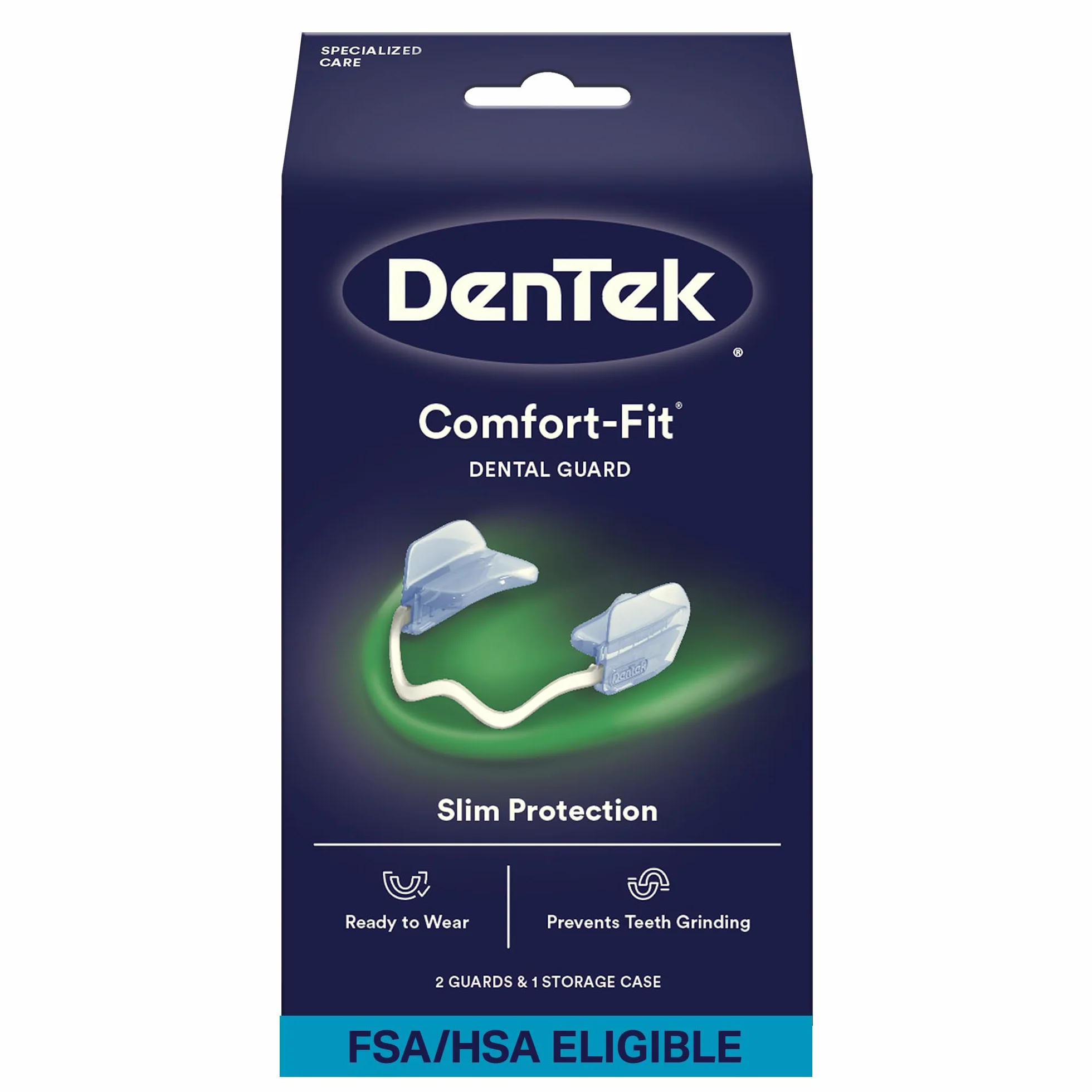 DenTek Comfort-Fit zestaw ochraniaczy dentystycznych | ochrona nocnego szlifowania zębów
