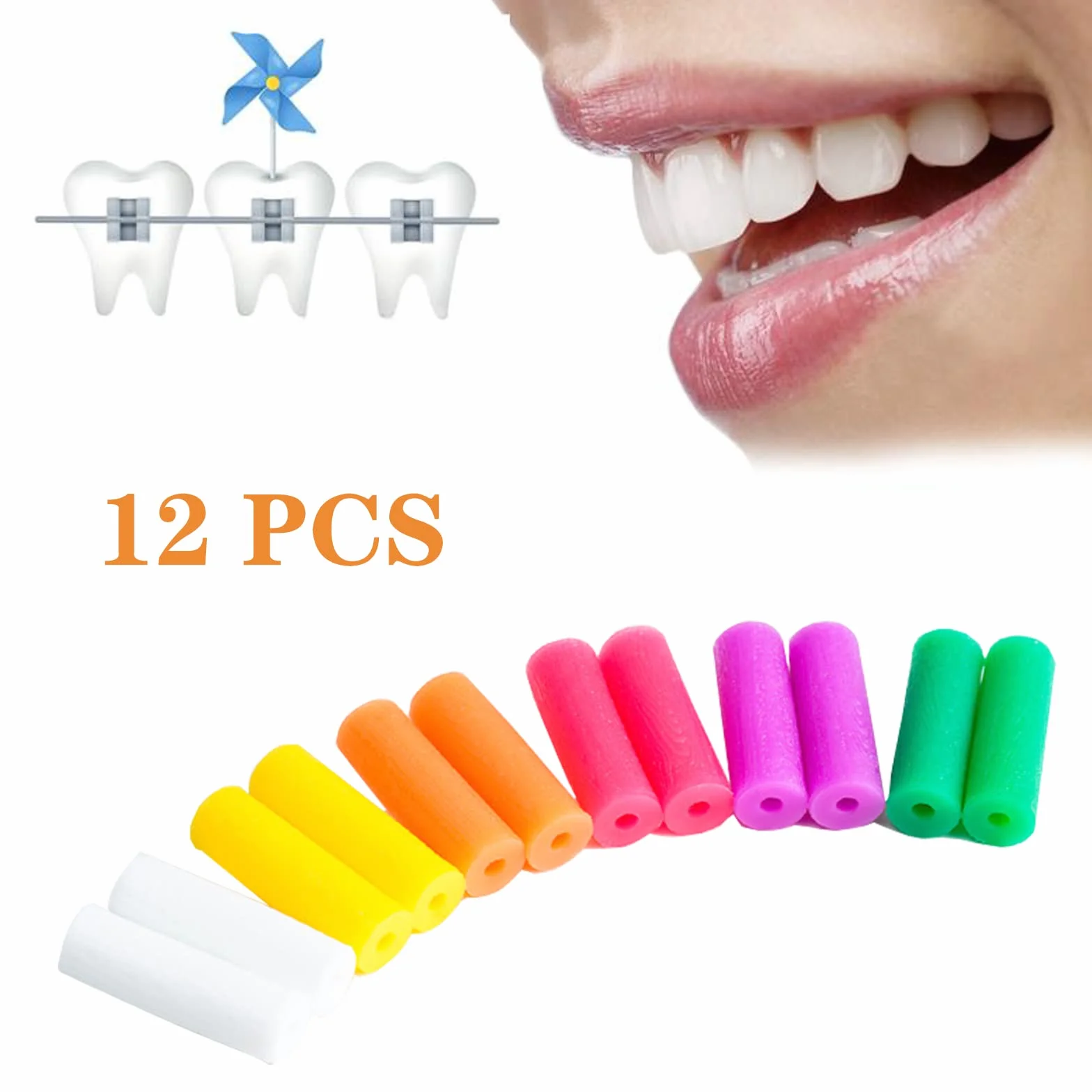 Aligner Chompers gryzaki ortodontyczne 6 kolorów wielokrotnego użytku