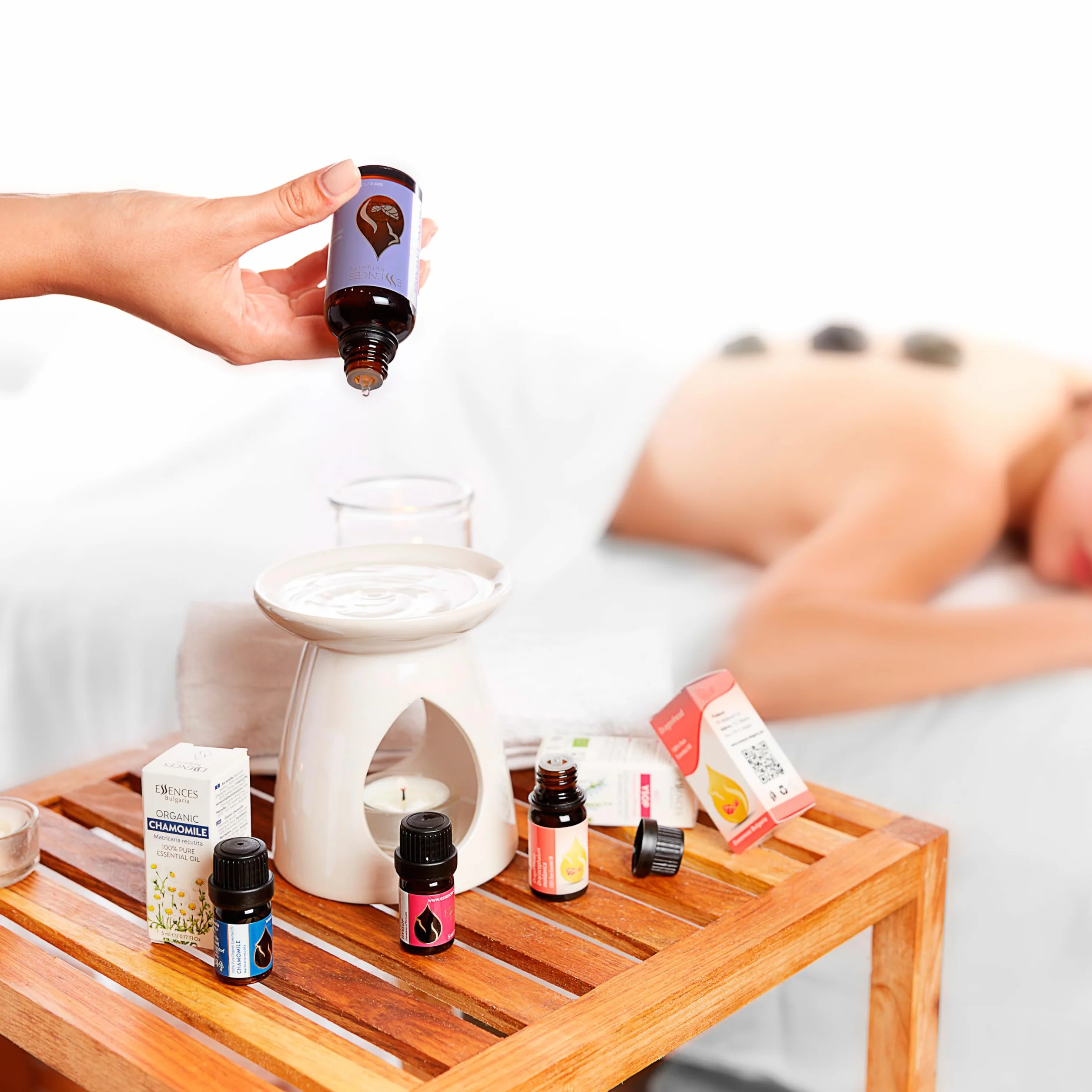Essences Bułgaria Organiczny Olejek Eteryczny z Lawendy 50ml Lavandula angustifolia | 100% Czysty i Naturalny | Nierozcieńczony | Klasa terapeutyczna | Gospodarstwo rodzinne | Destylowany z parą wodną
