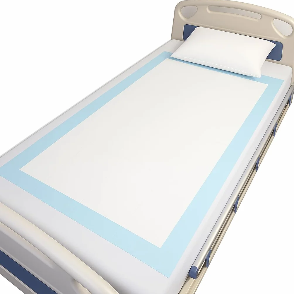 Zestaw 20 pokrowców na materac XL 150 x 80 cm na nietrzymanie moczu, chłonny ochraniacz na materac do łóżka podwójnego, ochrona przed nawilżeniem łóżka/szkoleniem dorosłych lub dzieci i wspomaganie