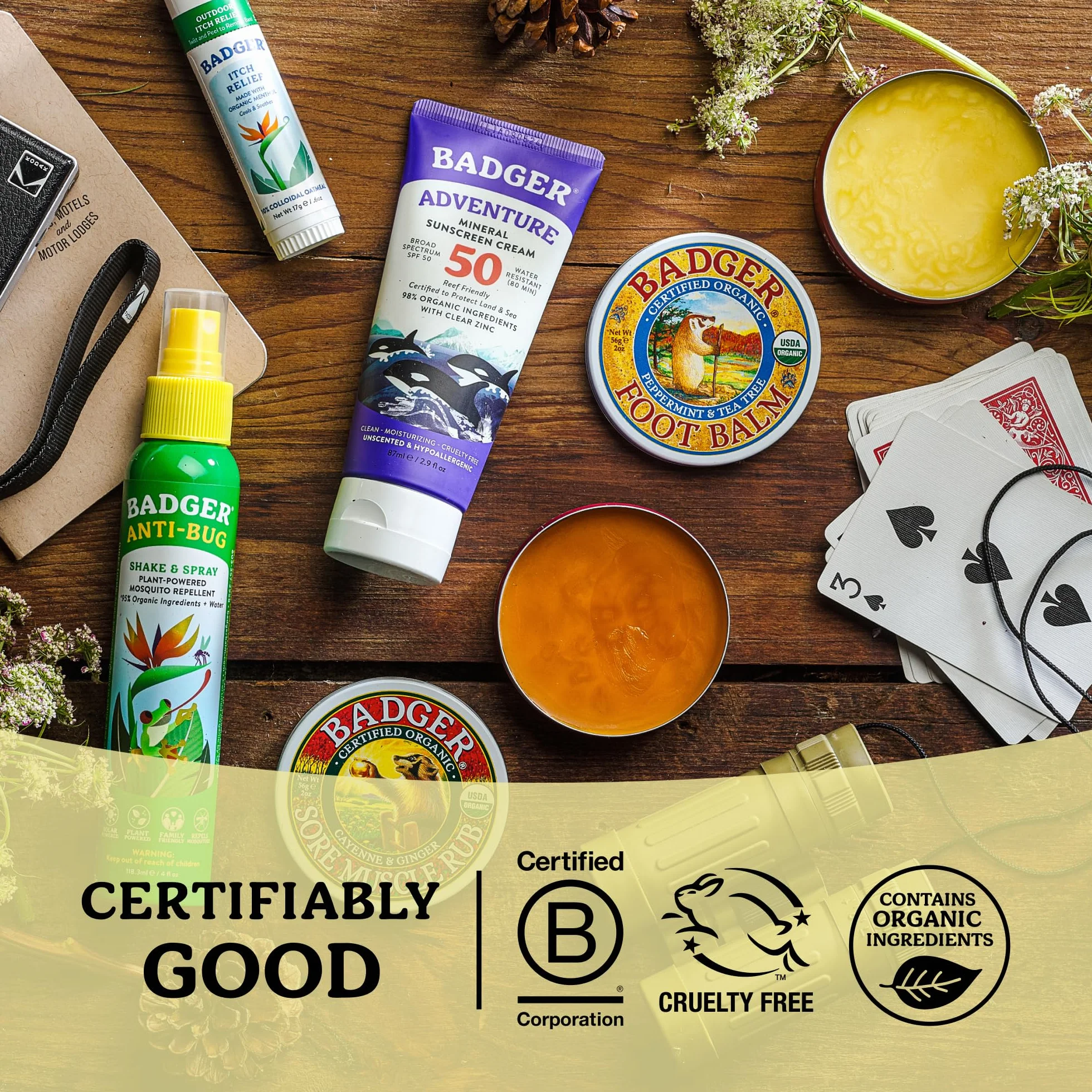 Badger Foot Balm – balsam do stóp, 1 opakowanie (1 x 56 g)