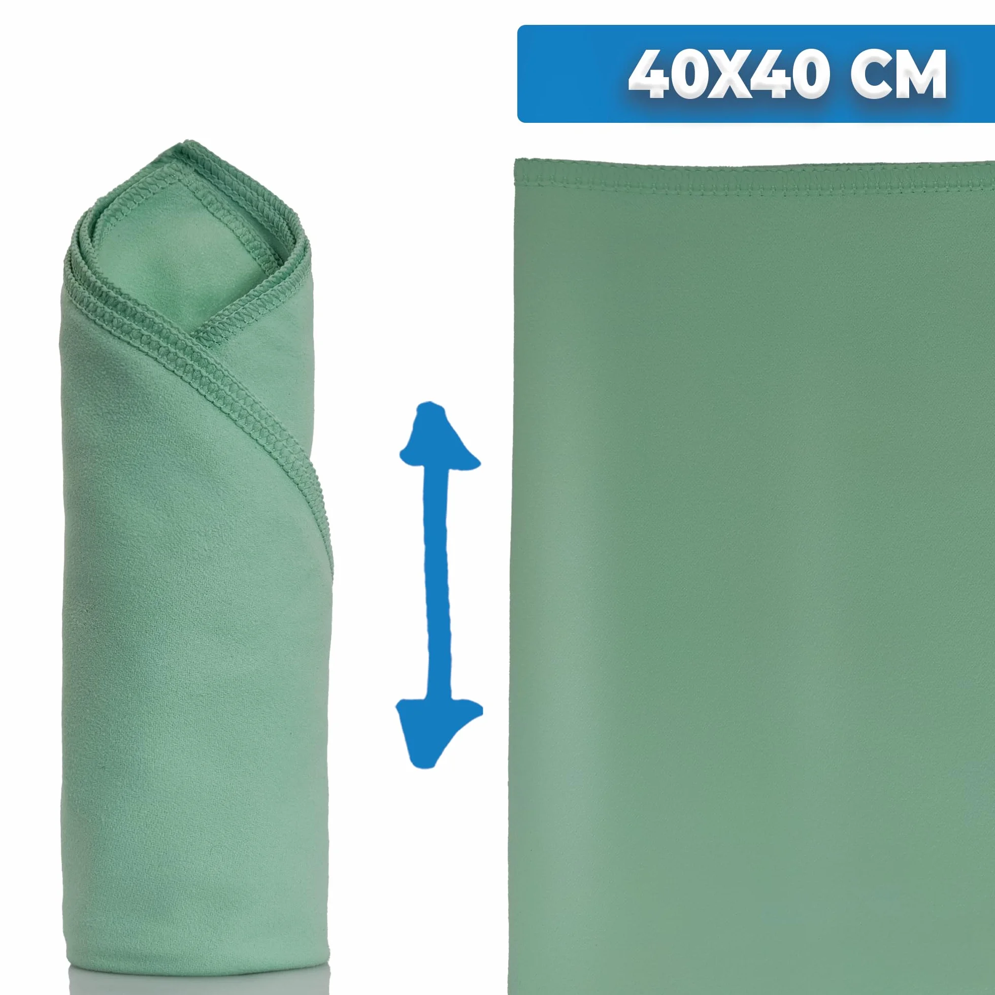 5 x ściereczka do polerowania mebli premium – 40 x 40 cm – czyszczenie bez kłaczków, idealna do mebli, szkła i oleju drzewnego, wysokiej jakości ściereczka do polerowania zapewnia wysoki