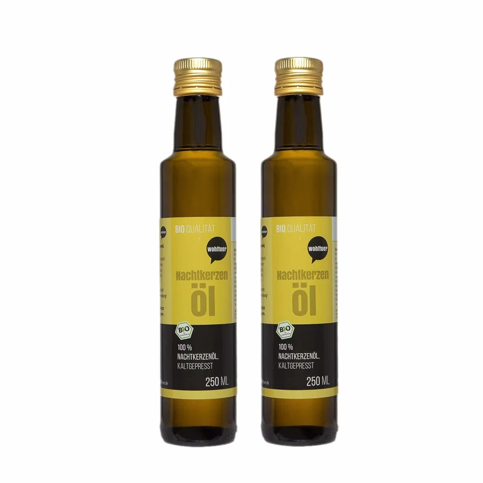 Wohltuer Bio olejek z wiesiołka 2 x 250 ml – natywnie tłoczony, czysty naturalny