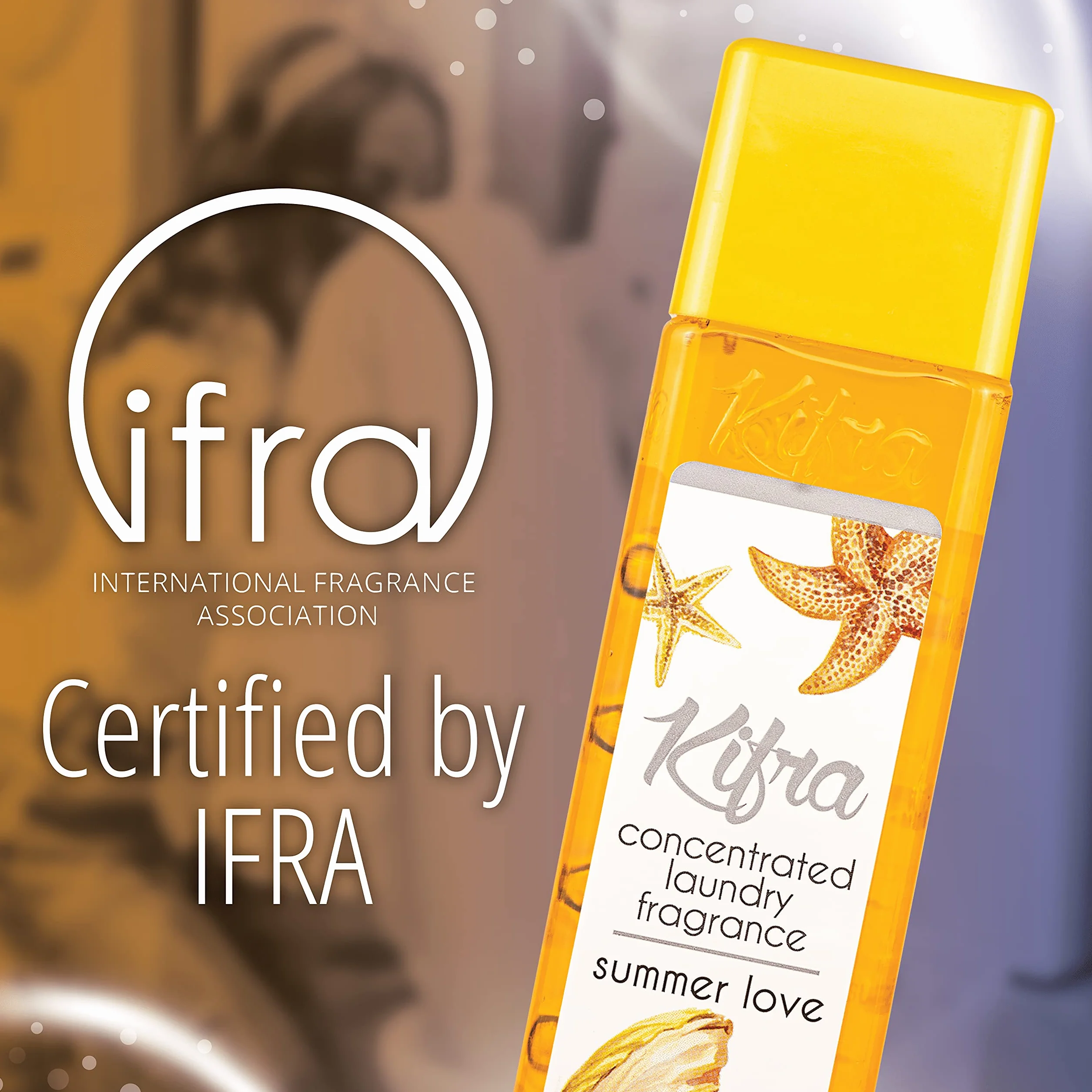 Kifra Summer Love skoncentrowane perfumy do prania, 200 ml, 80 cykli prania, długotrwały zapach do prania