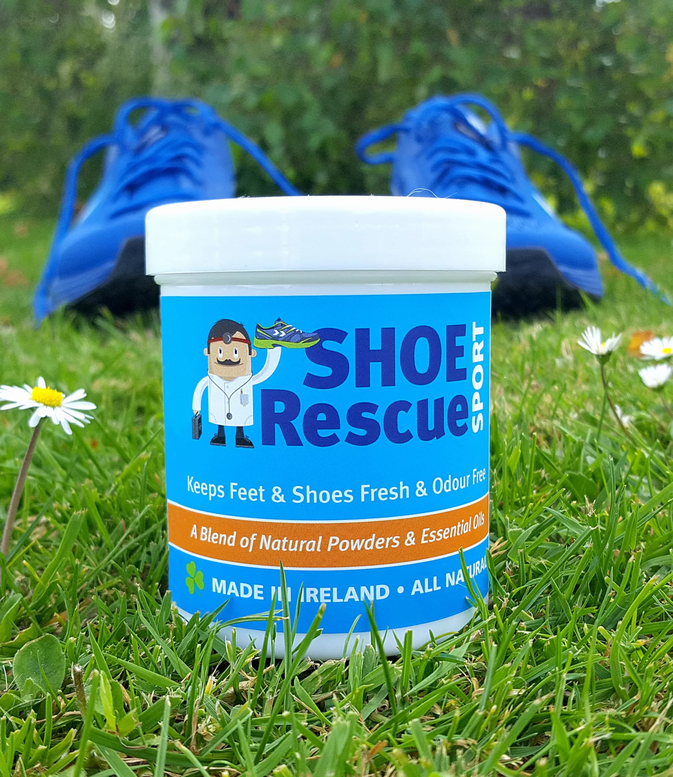 Shoe Rescue Puder do butów i stóp 100 g – naturalny środek do usuwania nieprzyjemnych zapachów