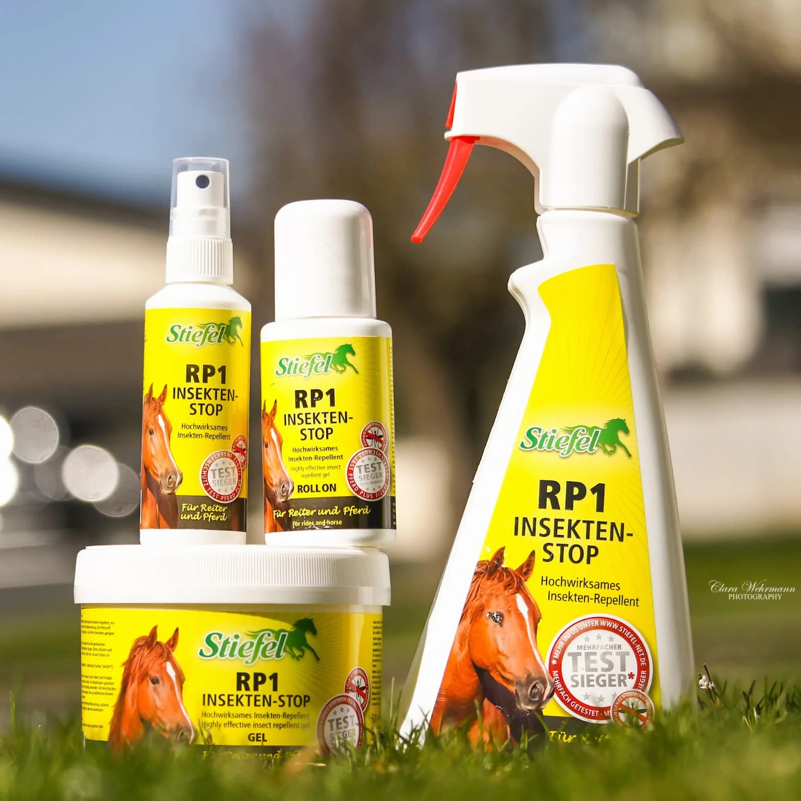 Stiefel RP1 spray przeciw owadom dla koni, bardzo skuteczna ochrona przed owadami dla koni i jeźdźców, prawie bezzapachowy, przyjazny dla skóry, spray przeciw komarom, hamulcom, kleszczom, wiele godzin skuteczności, 500 ml