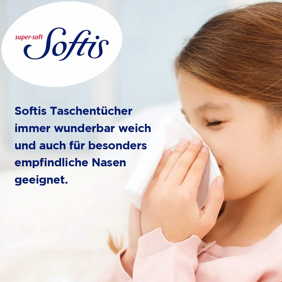 Softis 4-warstwowe chusteczki higieniczne | 300 opakowań jednorazowych chusteczek (30 x 10), przetestowane dermatologicznie, przyjazne dla skóry, otwór boczny do higienicznego wyjmowania chusteczek