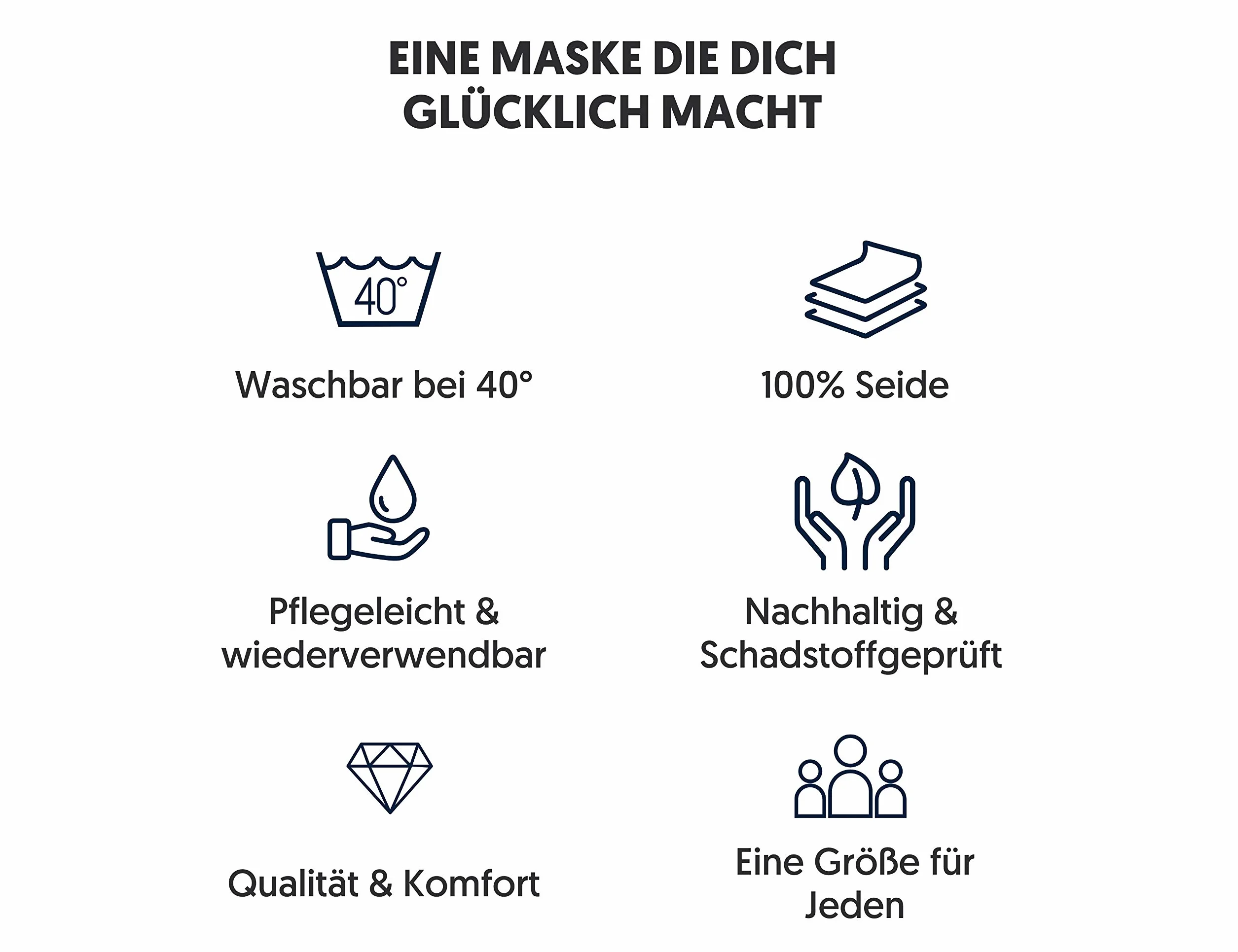 Maska unisex do ochrony jamy ustnej, 100% jedwab, 3-warstwowa ochrona ust i nosa [regulowane szlufki na uszy i pałąki na nos] wielokrotnego użytku, oddychająca i przyjazna dla skóry – chłodząca latem