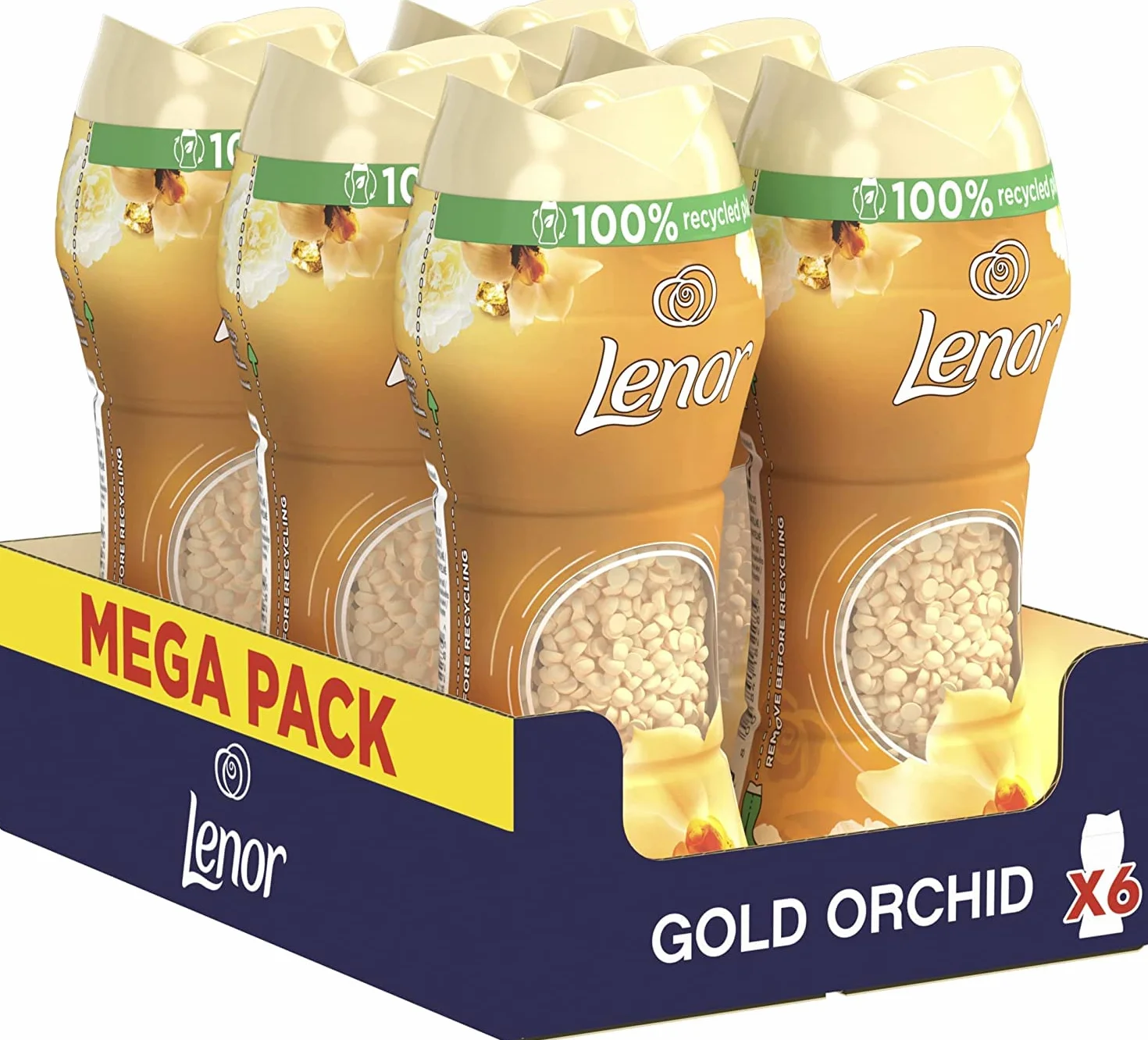 Lenor Perełki Zapachowe do Prania Gold Orchid 6 x 210g