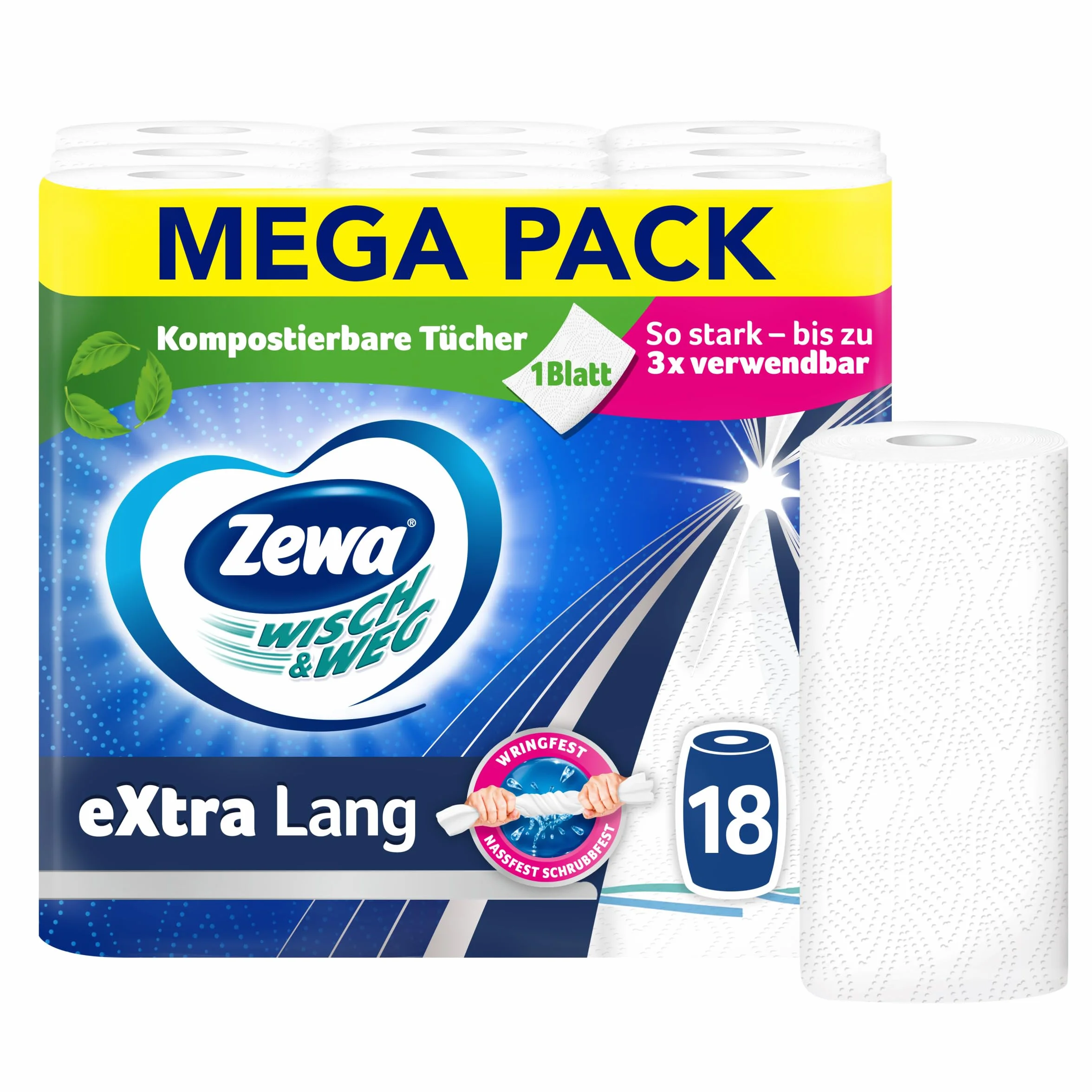 Zewa Papier Kuchenny 18 Sztuk Biały