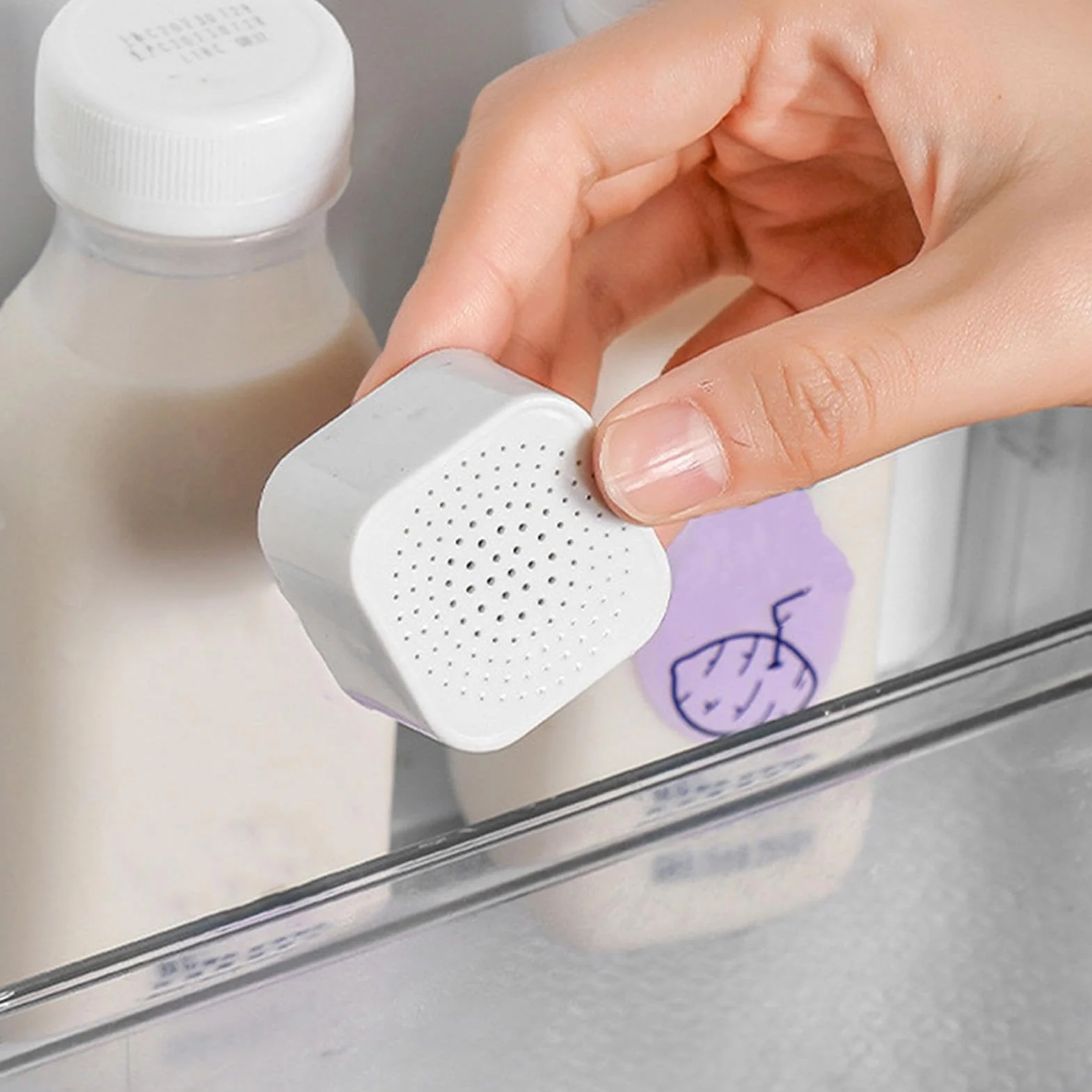 Fridge Deodorizer Odor Remover Kitchen Accessories Refrigerator Device Air Purifying 1.45 x 0.98 Inch