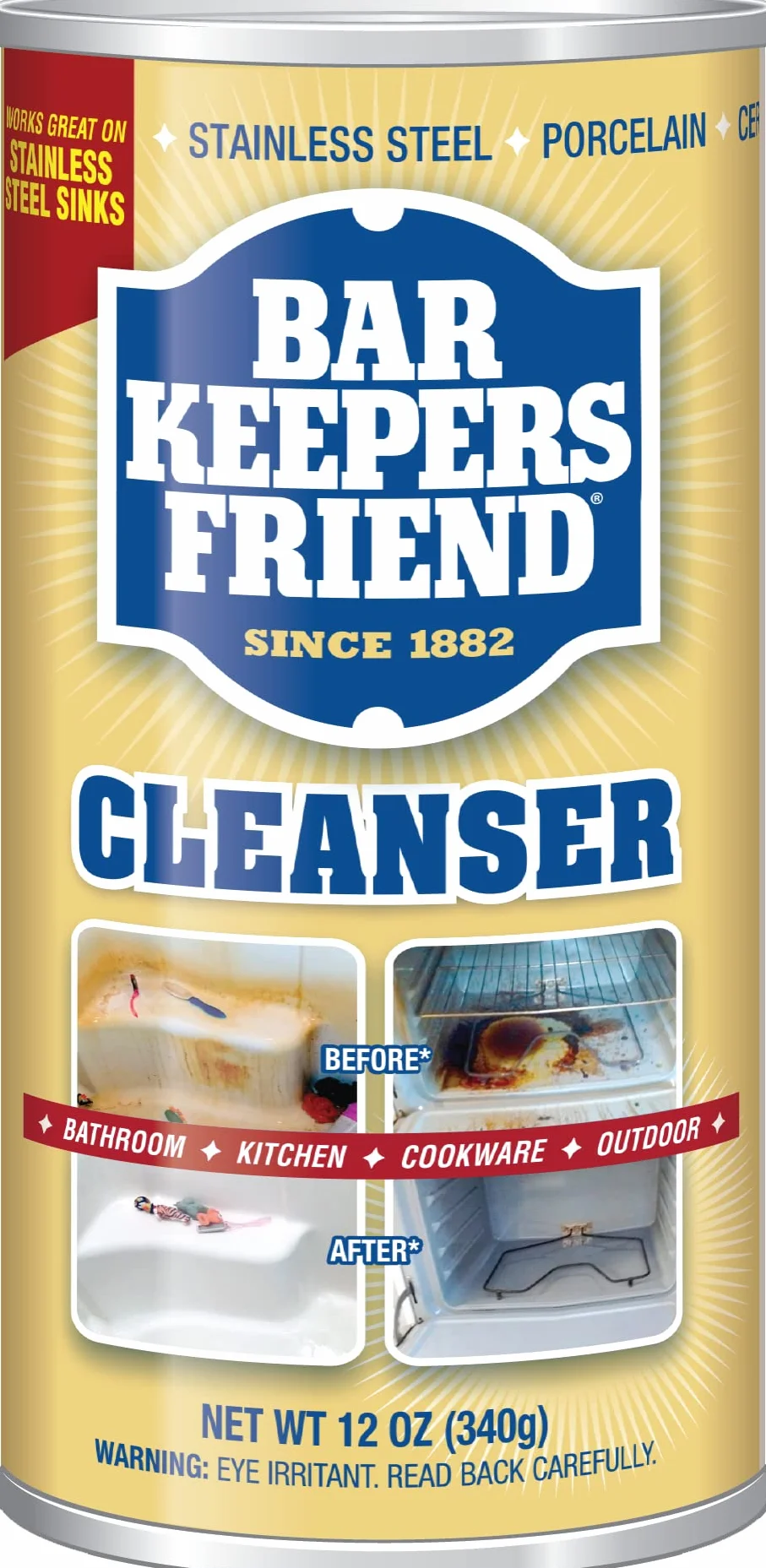 bar Keepers Friend bar Keepers Friend 11510 340,2 gram bar Keeper, friend Cleanser & Polish