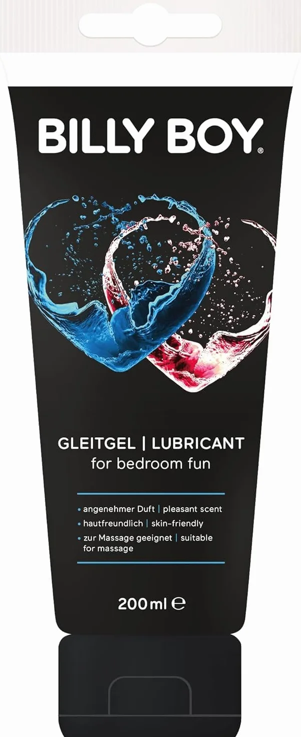 Billy Boy - Black lubrykant - na bazie wody - dla urozmaicenia życia miłosnego - 3 x 200 ml (600 ml)