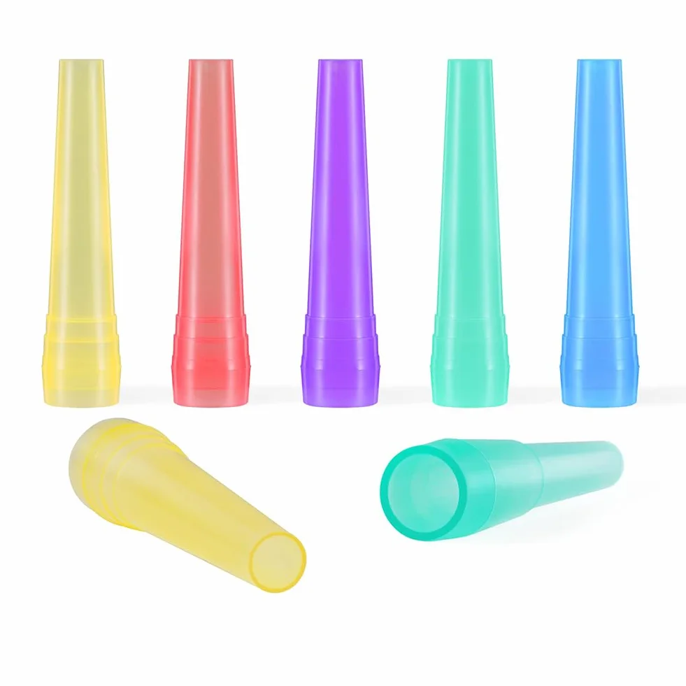 Disposable Hookah Mouth Tips Individual Wrapped Various Colors Universal Pack of 100