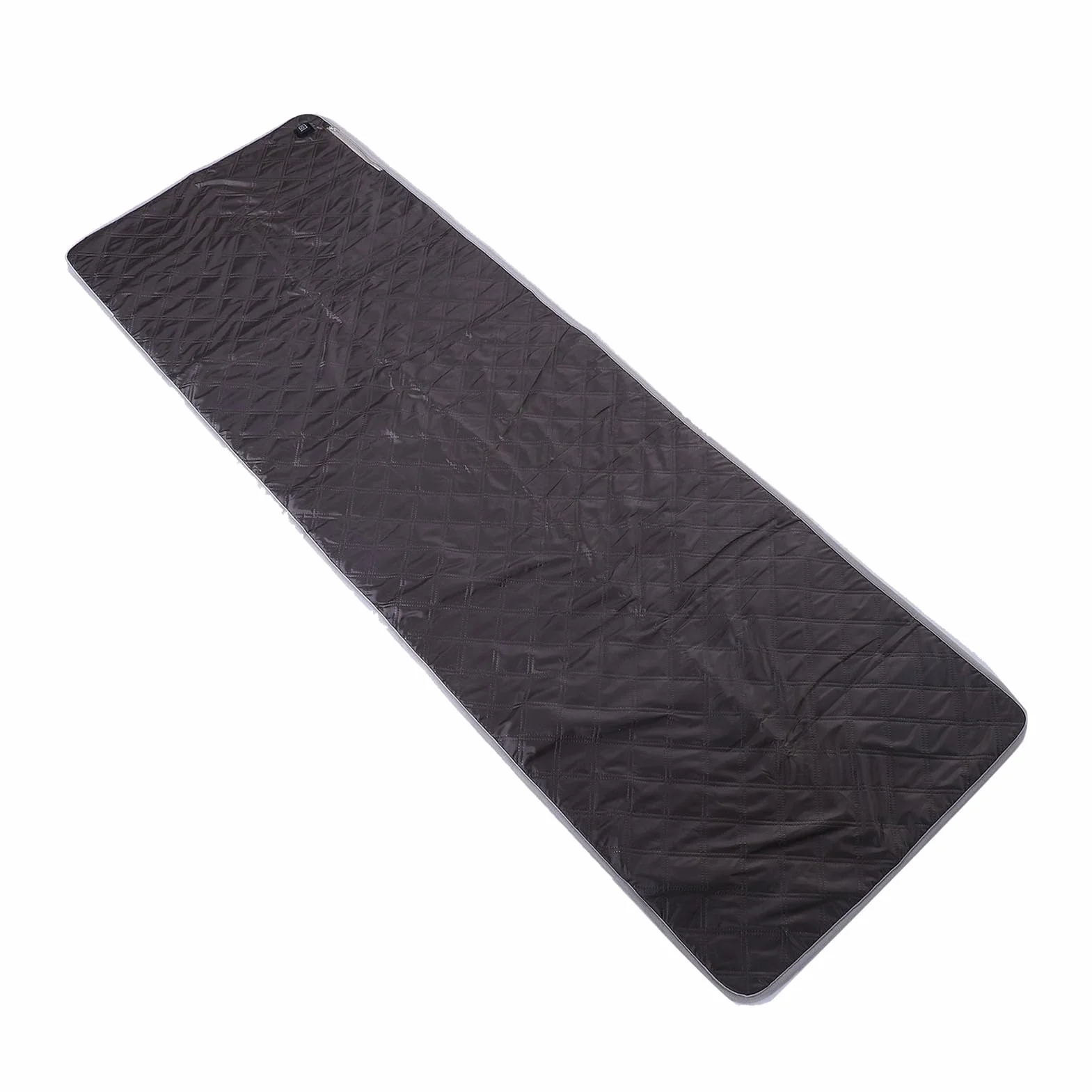 Zunate Podgrzewana Karimata Przytulna 3-poziomowa Podkładka Grzewcza USB do Pieszych Wędrówek Podróżowanie 70,87 X 23,62 Cala Khaki
