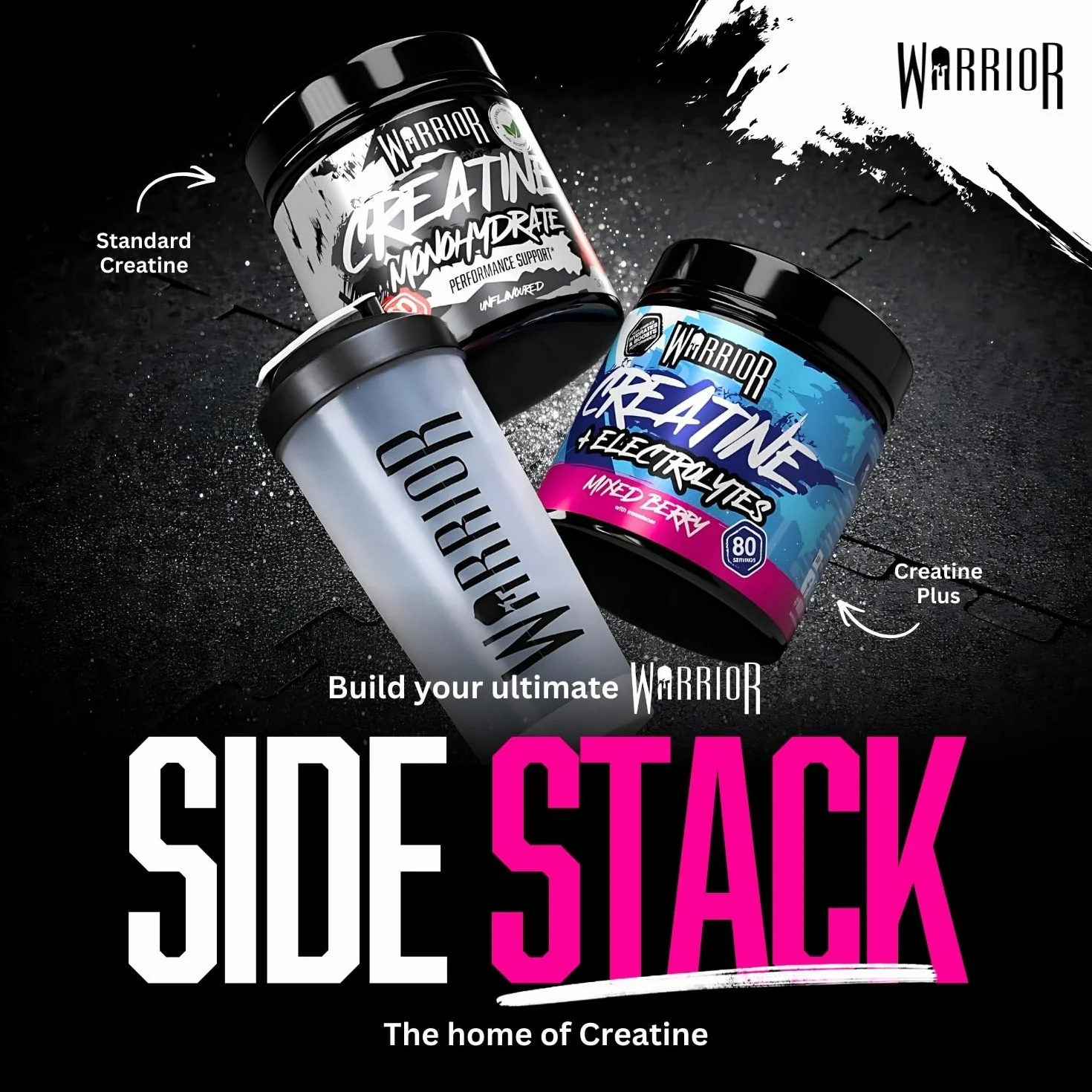 Warrior Butelka do shakera proteinowego, zawiera mieszadło druciane, 600 ml, idealna do mieszania sproszkowanych koktajli, przezroczysta, bez BPA, nadaje się do mycia w zmywarce