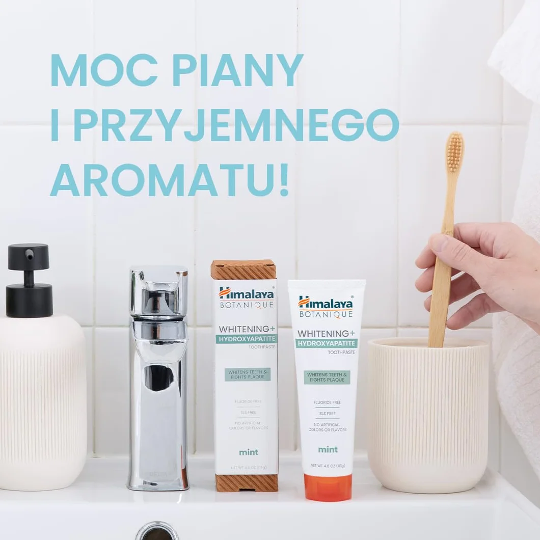 Himalaya Botanique Wybielająca hydroksyapatytowa pasta do zębów 113g