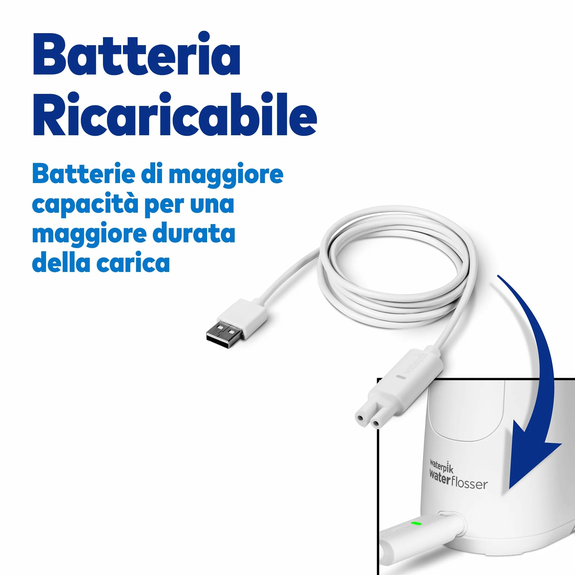 Waterpik Irygator Bezprzewodowy WF-13 Biały