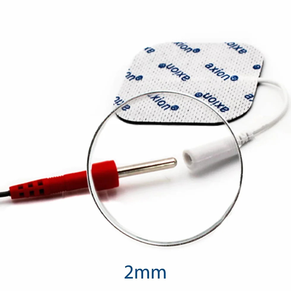 Elektroda 150x95mm żelowa do elektrostymulatora- tens ems pin 2mm- do treningu mięśni brzucha