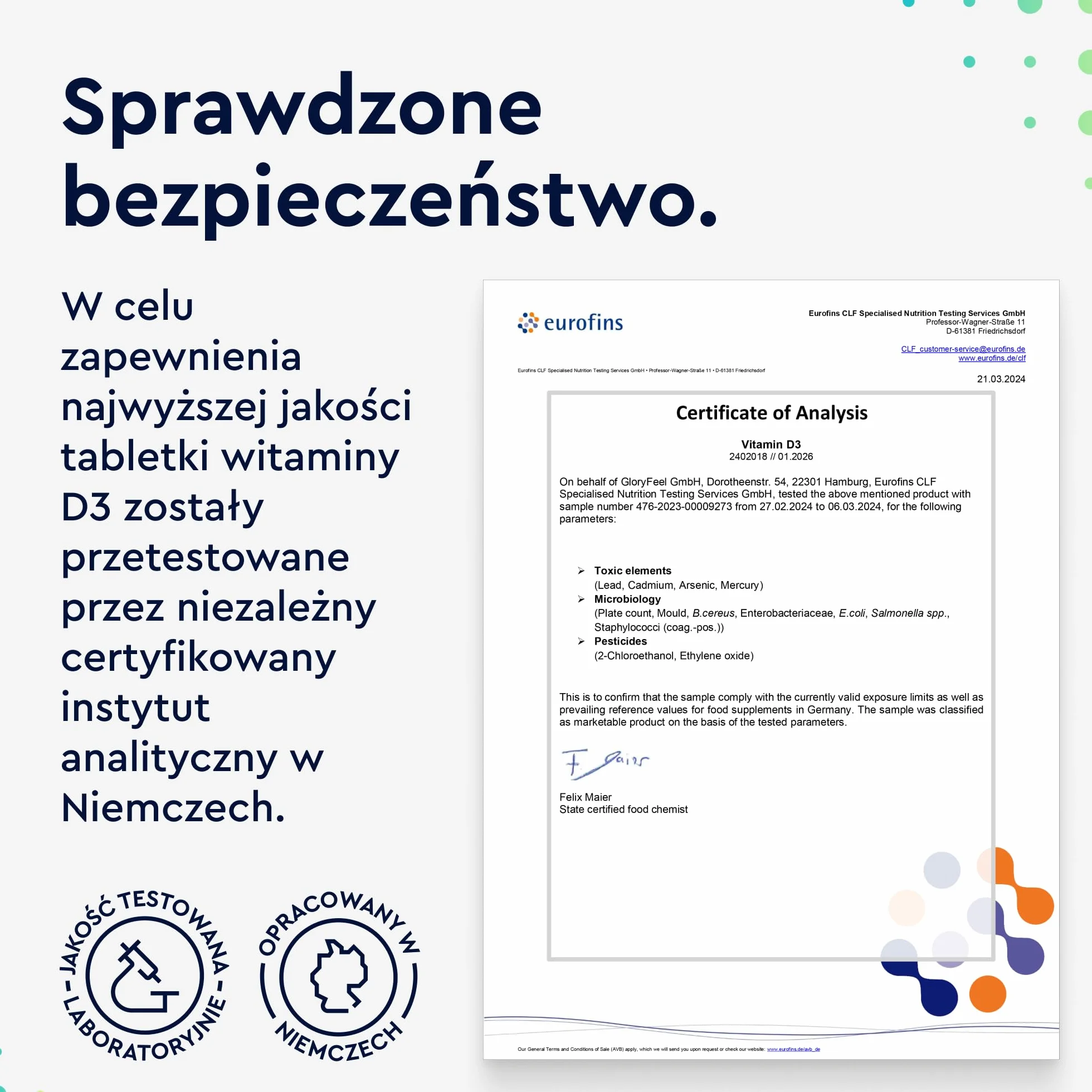 Witamina D3 2000 j.m. 400 tabletek Cholekalcyferol Wysoka dawka Testowane laboratoryjnie