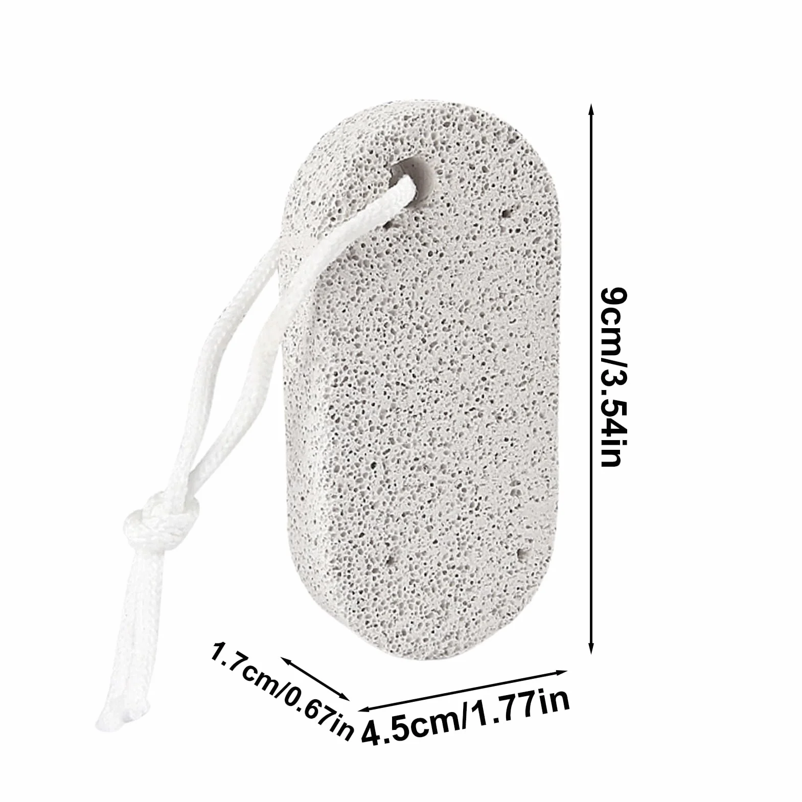 Pumeks do stóp, peeling do stóp i dłoni, 2 sztuki, naturalny, stabilny pumeks, do stóp, rąk, łokci, dla dorosłych
