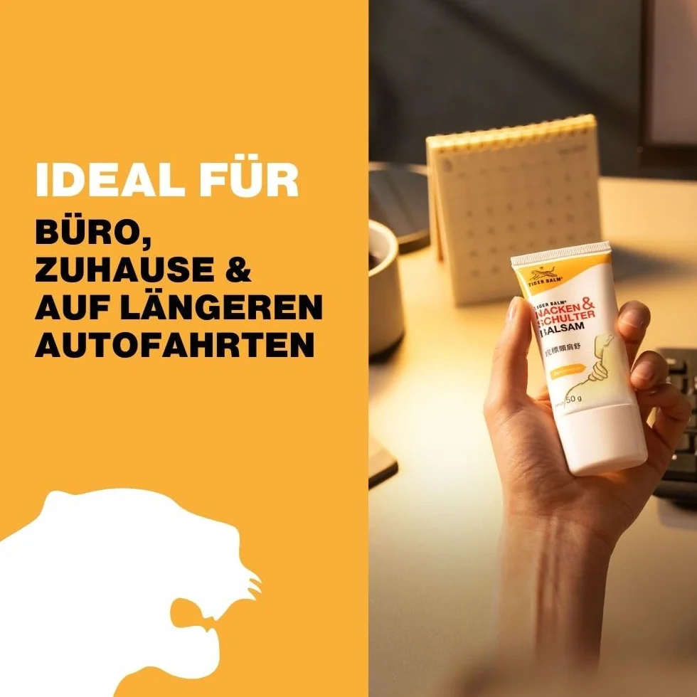 TIGER BALM Nacken & Schulter Balsam, 50 G Kremowa