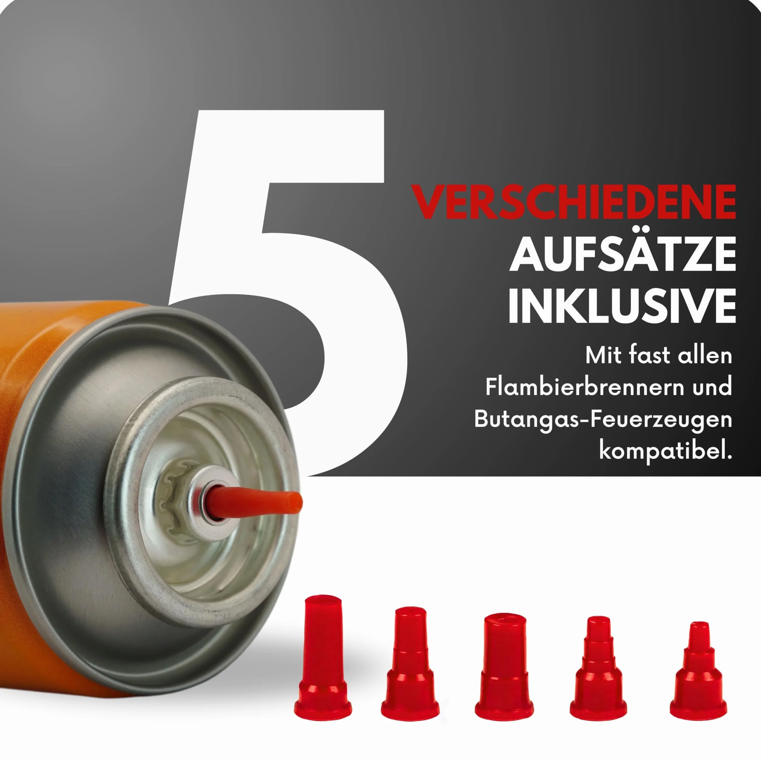 Lighter Zapalniczka gazowa, wkład uzupełniający – gaz butan do palników flambirowych, zapalniczek sztormowych, zapalniczek, płomieni – butan do napełniania z adapterem (2 x 100 ml)