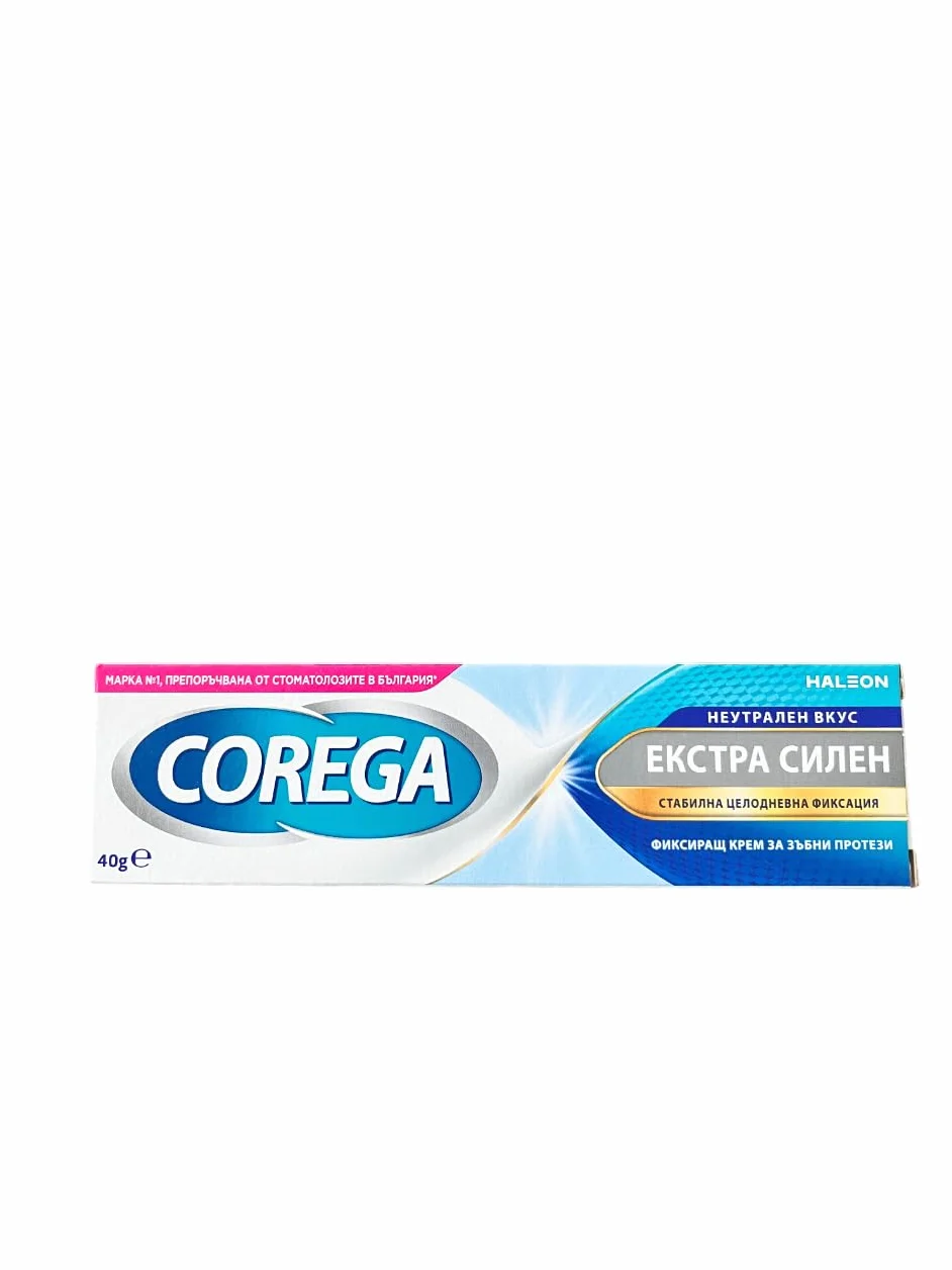 Corega Krem Przylegający do Zębów 40 g Biały