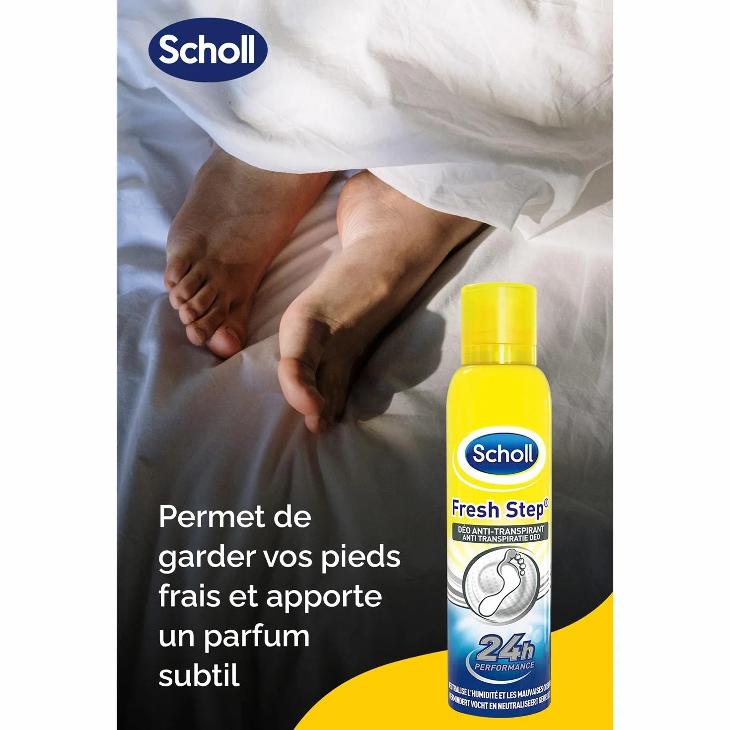 Scholl Anti Transpirant Powder Spray 150 ml - Zestaw 2 szt