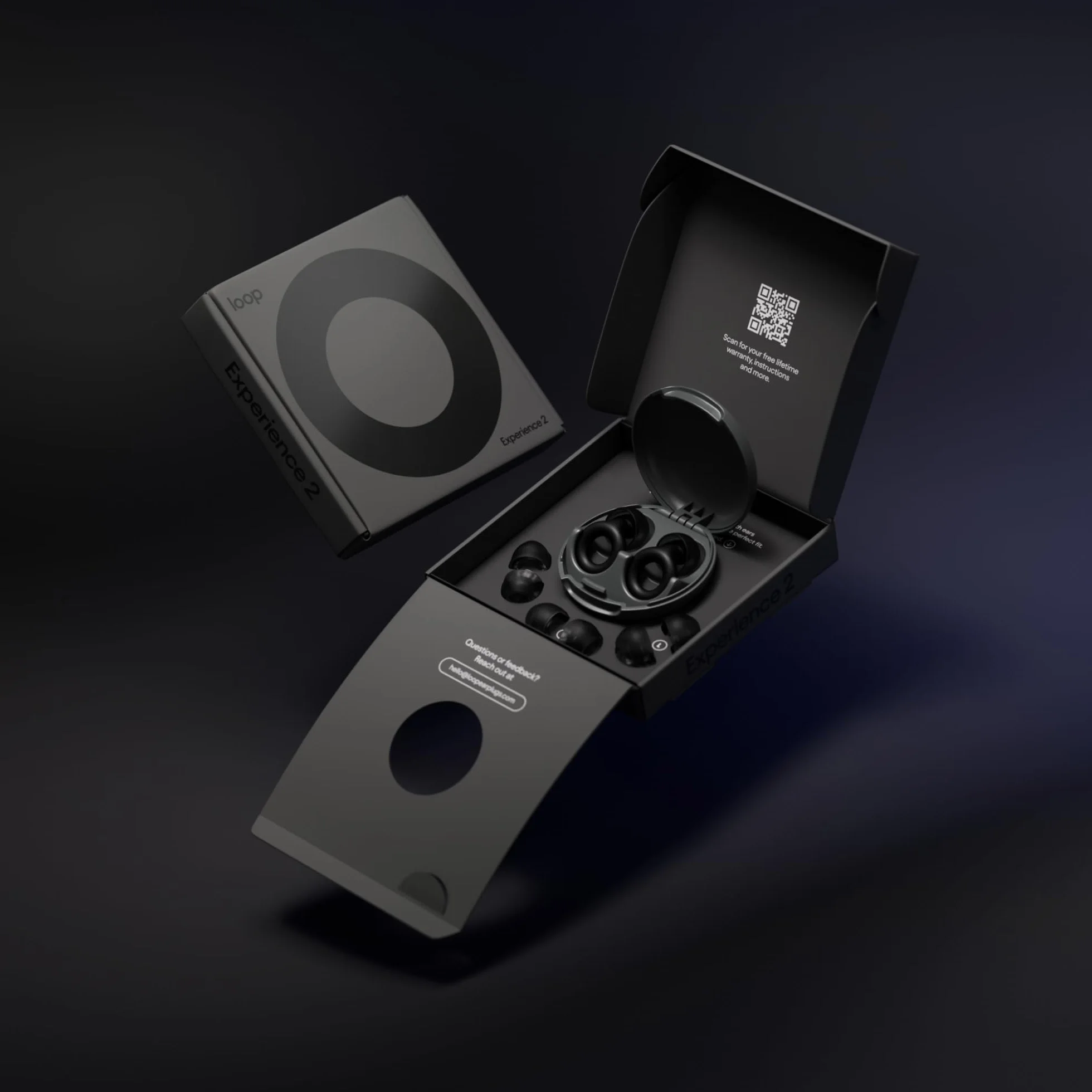Loop Experience 2 – Certyfikowane ochronniki słuchu dla muzyków, imprezowiczów, uczestników festiwali, koncertów, wydarzeń sportowych i na żywo – zatyczki tłumiące hałas o 17 dB (wysoka wierność)