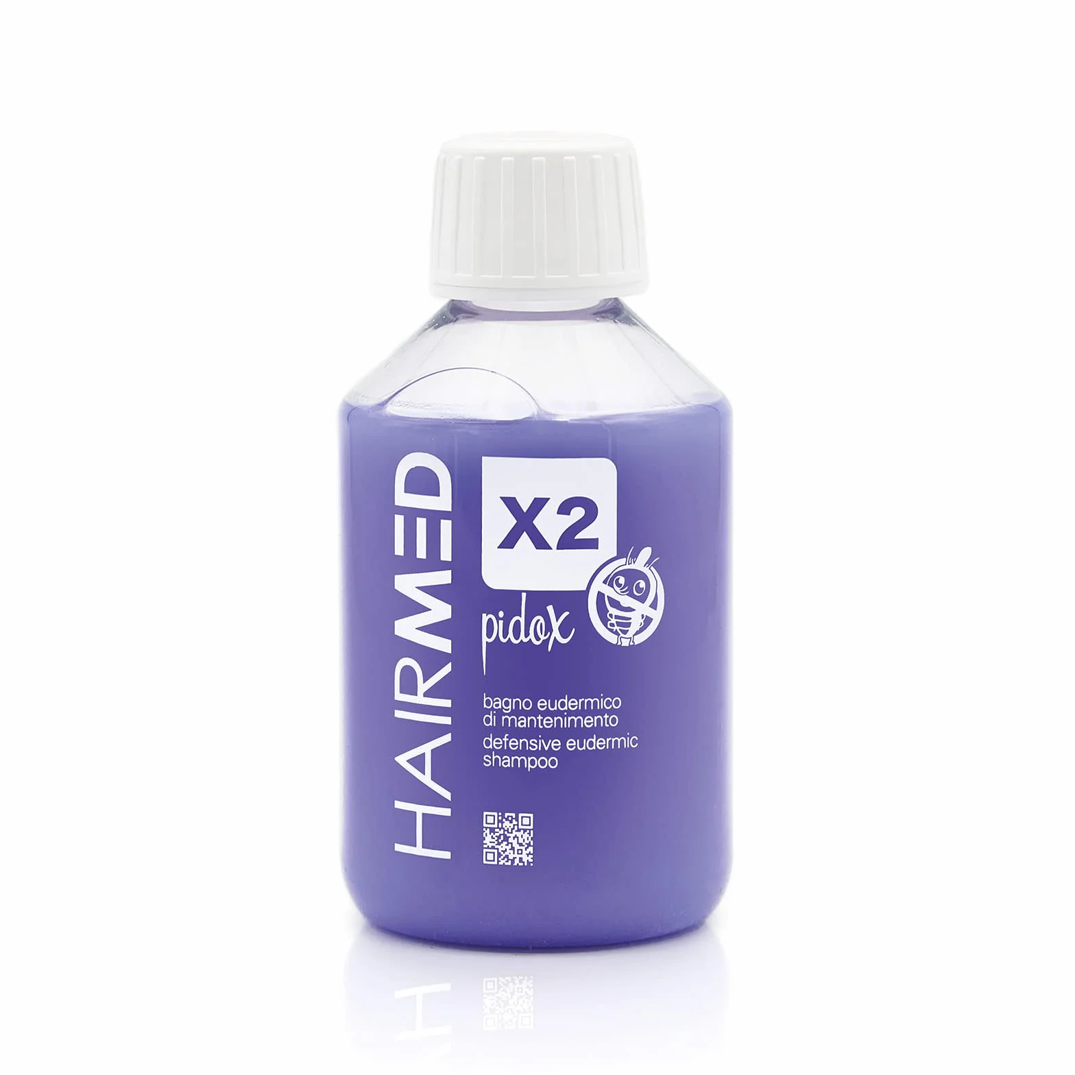 HAIRMED - X2 Organiczny Szampon przeciw wszom i gnidom - Idealny roztwór dla dzieci - bez siarczanów, parabenów i silikonu - 200 ml