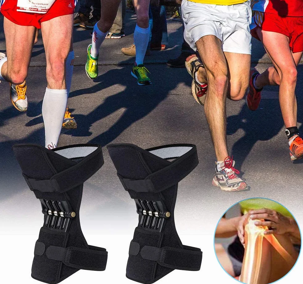 Wzmacniacz kolana, ochrona kolan, nakolanniki z sprężyną do sportu, wędrówek, wspinaczki